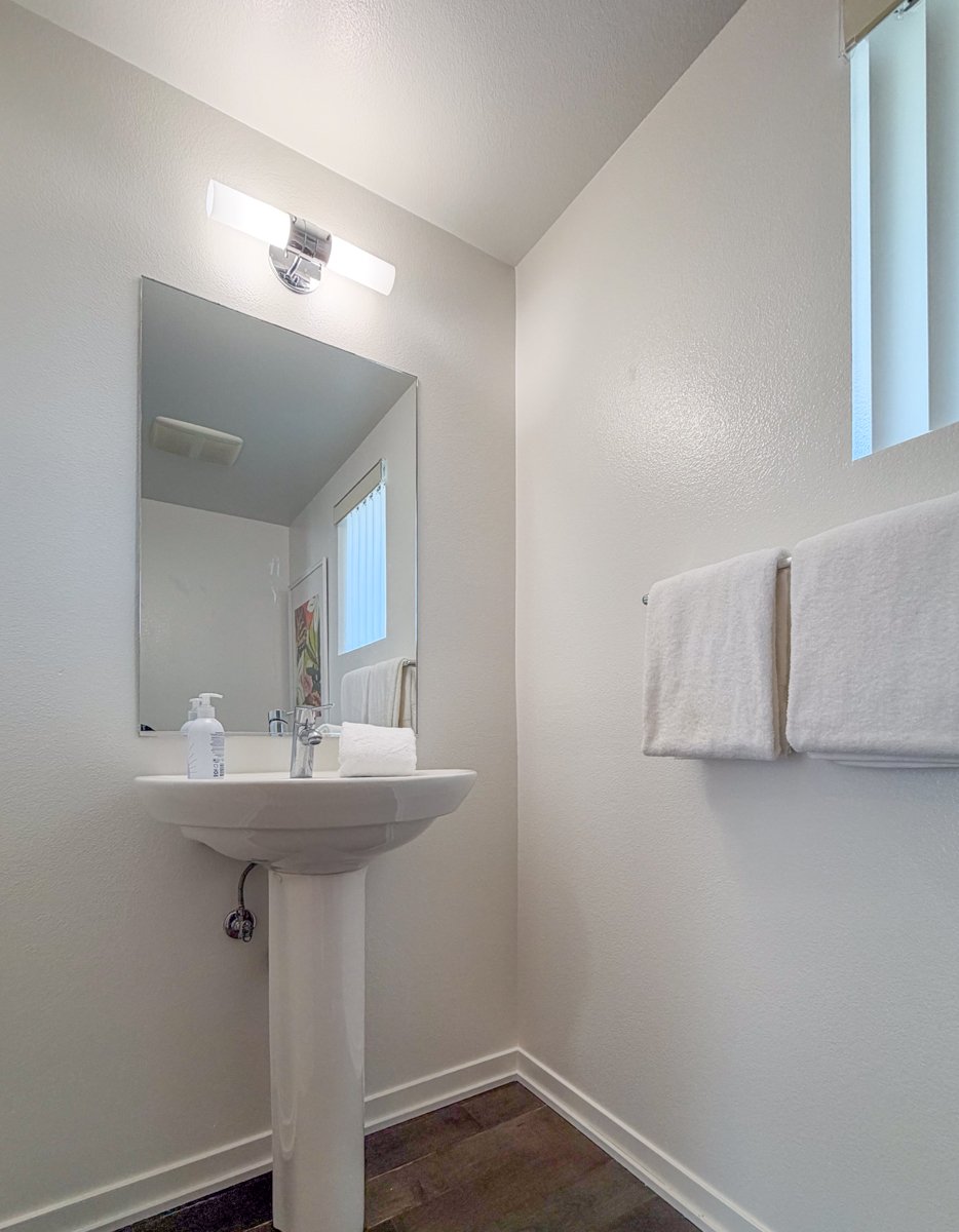 Half bath / powder room. 
