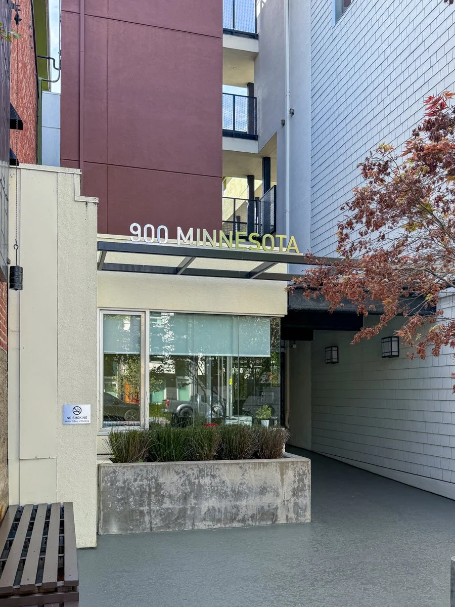 Main entrance to Esprit from Minnesota Street,