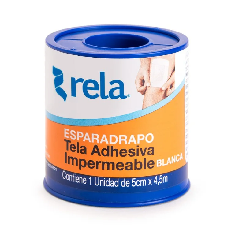 rela® 1020 Cinta Médica de Tela Impermeable