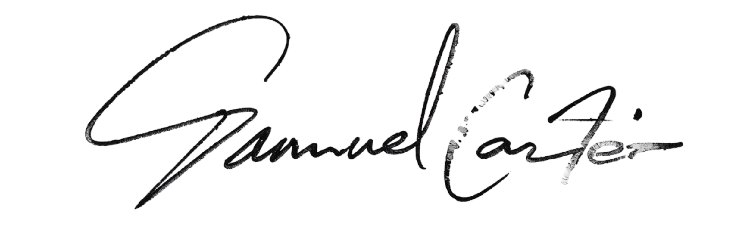 Glossy black neon sign spelling 'advanced' in cursive with pink and blue accents.