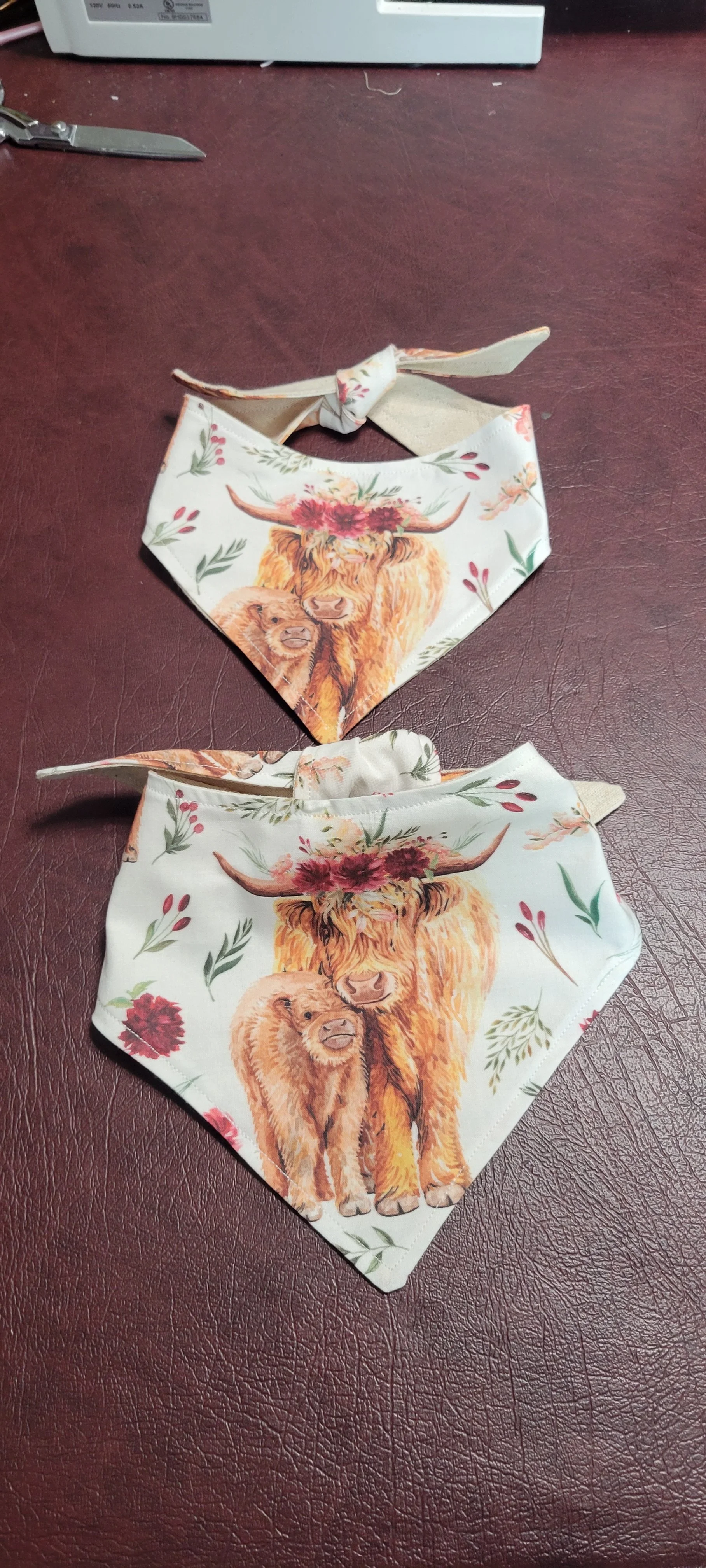 Fluffy Cow Dog Bandana
