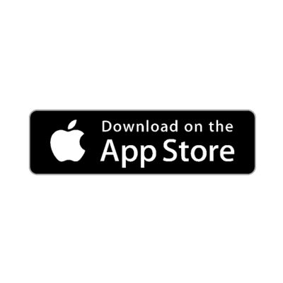 App Store download badge with Apple logo on a black background.