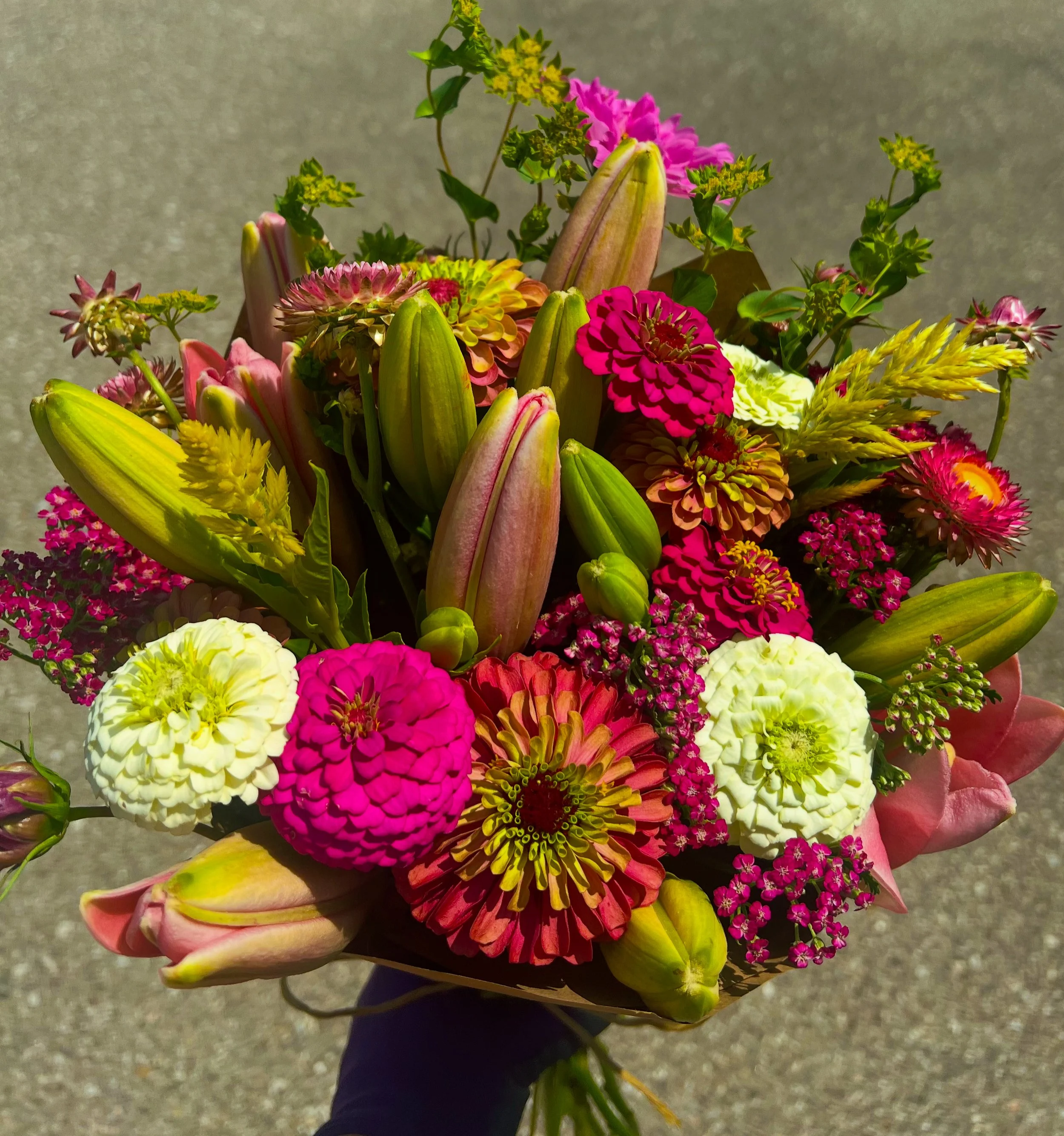 Wrapped Mixed Bouquet