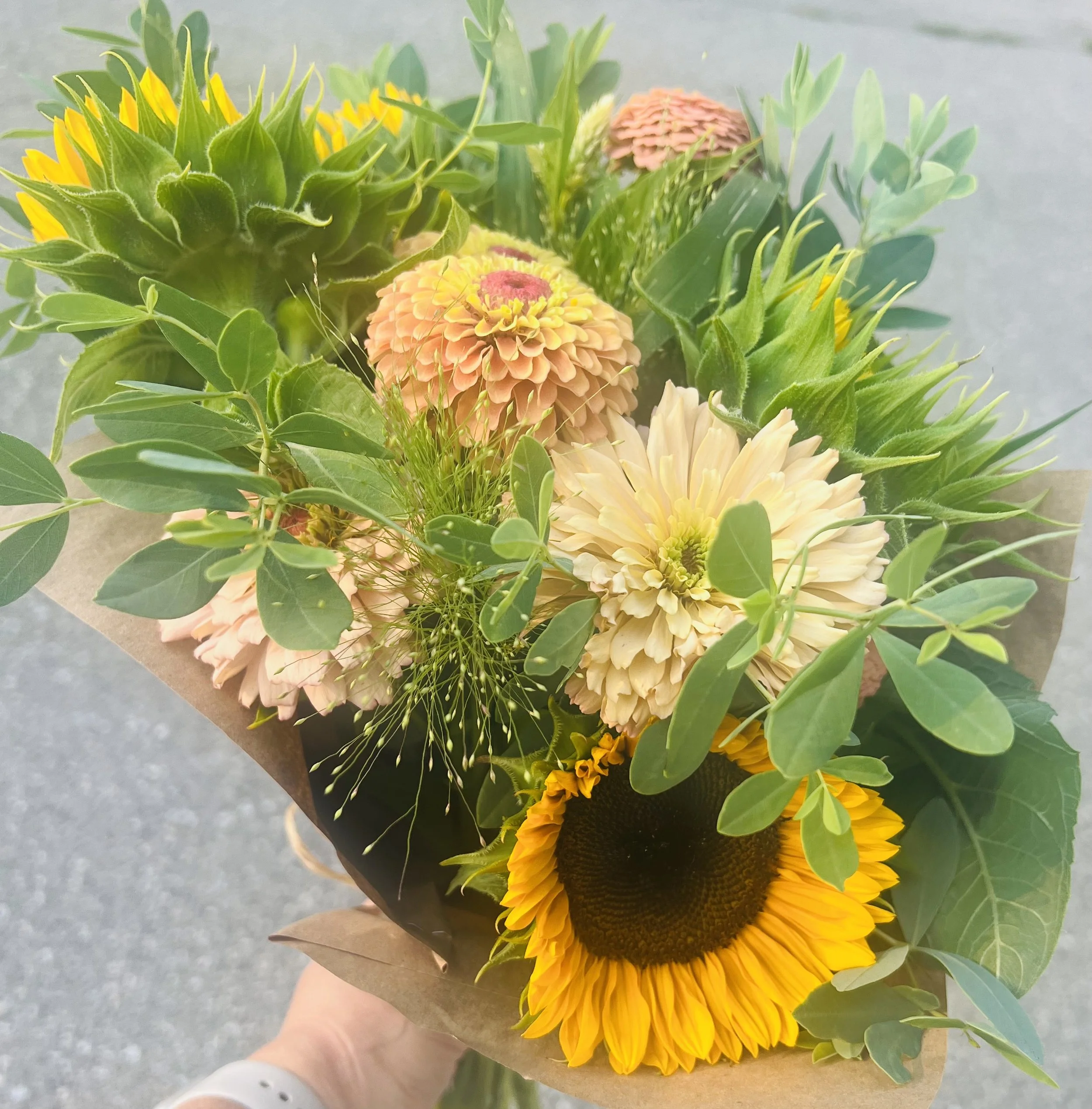 Wrapped Mixed Bouquet