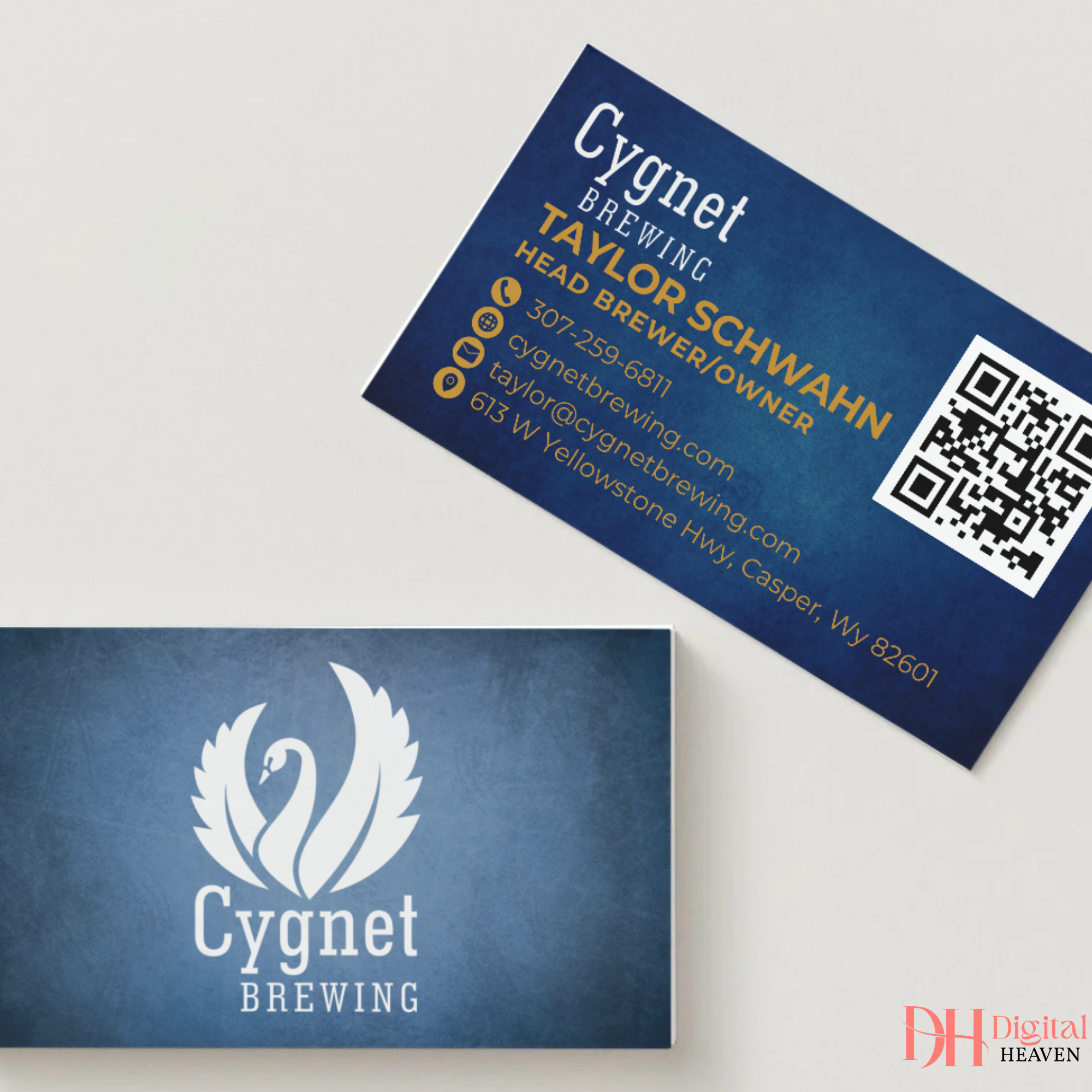 Cygnet Brewing Business Cards