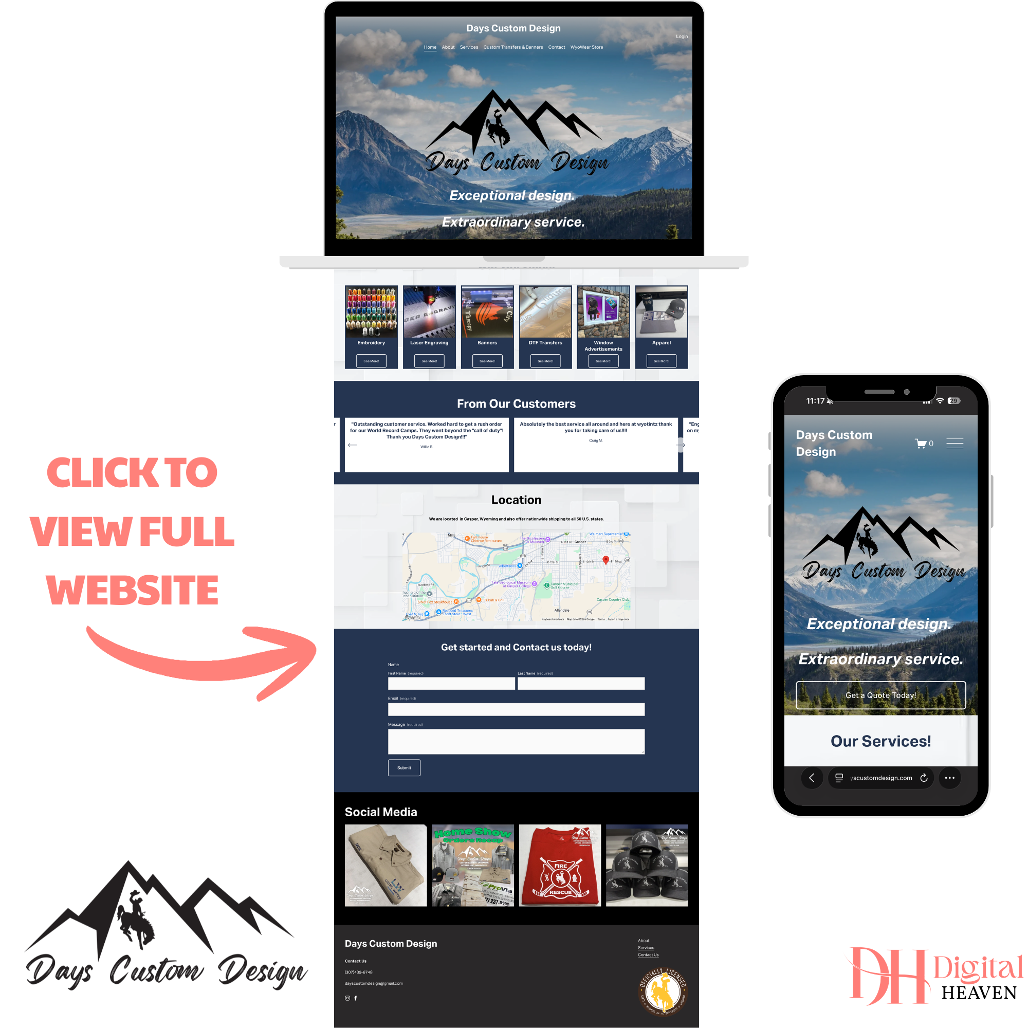 Days Custom Design Website