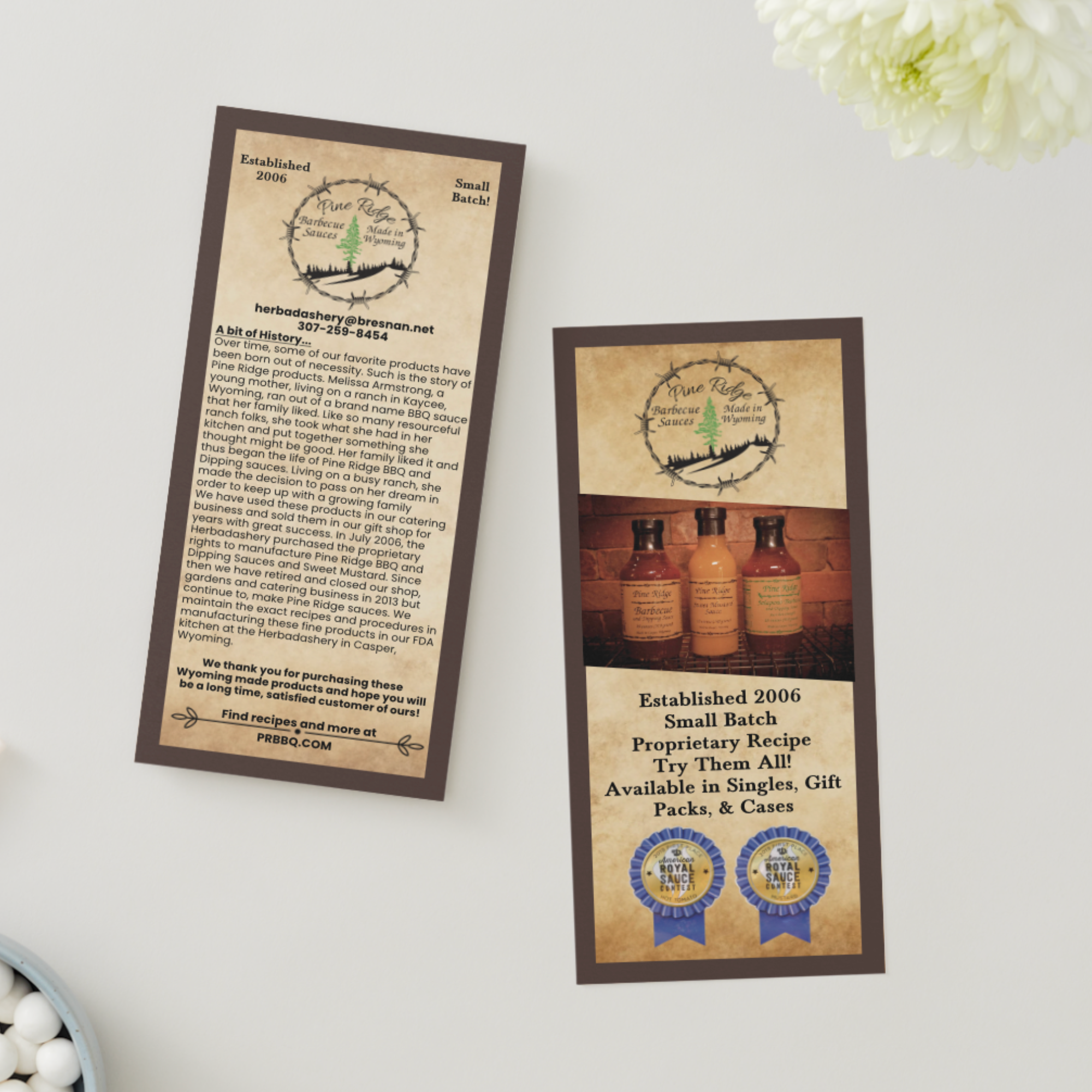 Pine Ridge BBQ Brochure