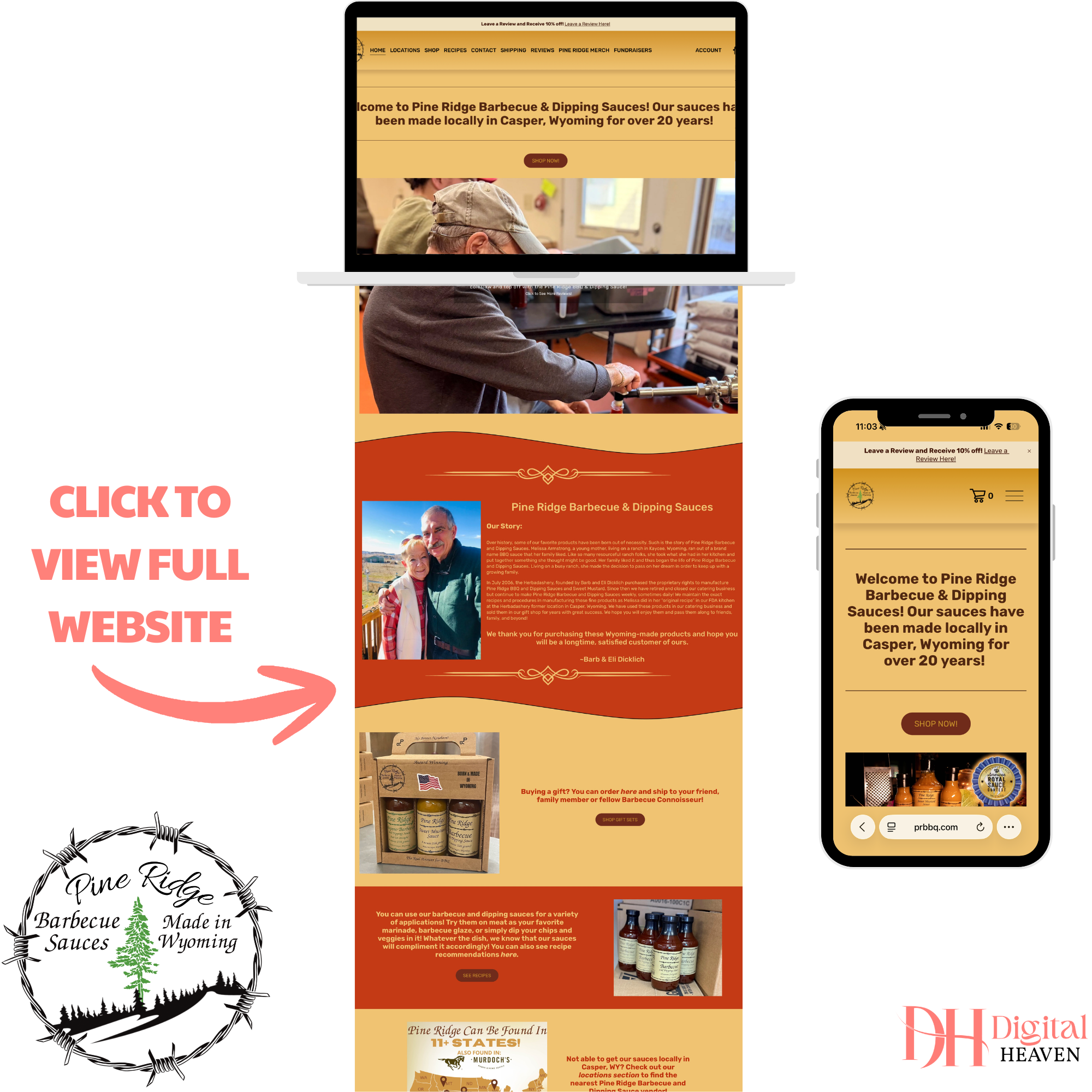 Pine Ridge BBQ Website