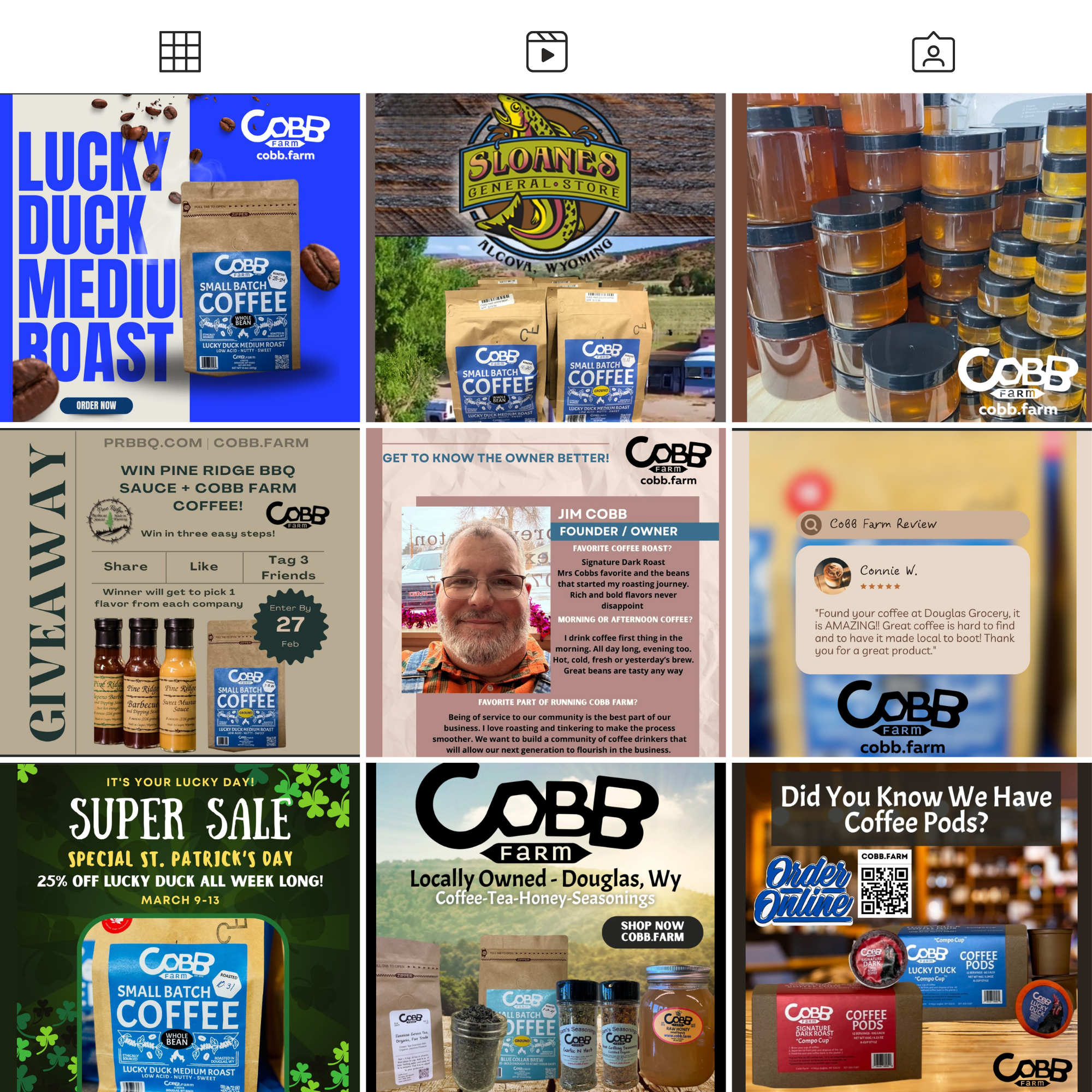 Cobb Farm Social Media