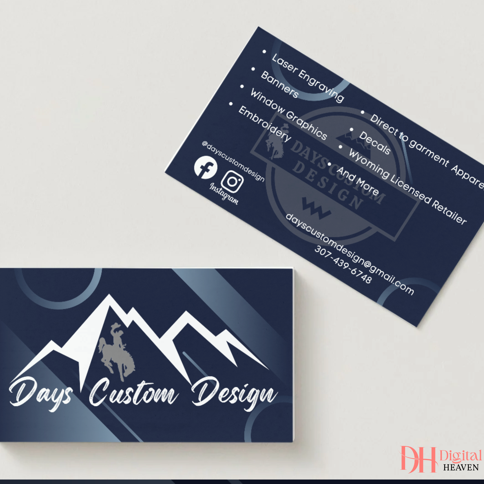Days Custom Design Business Cards