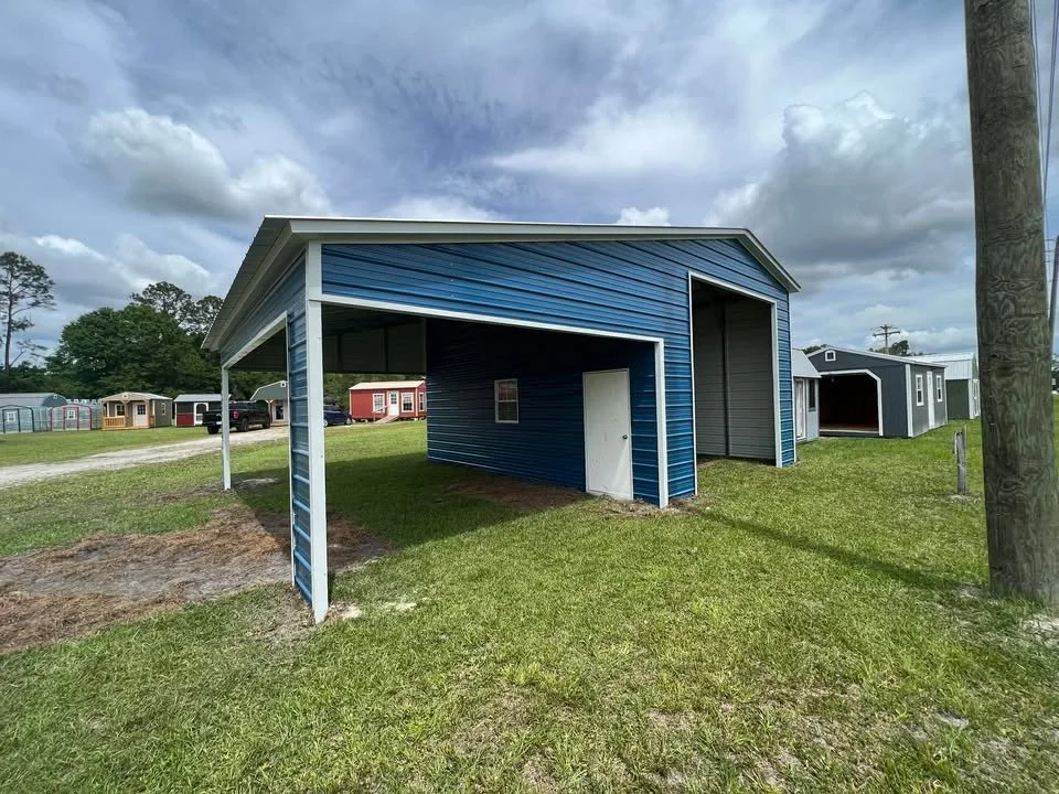 36x25x13 Garage with Lean