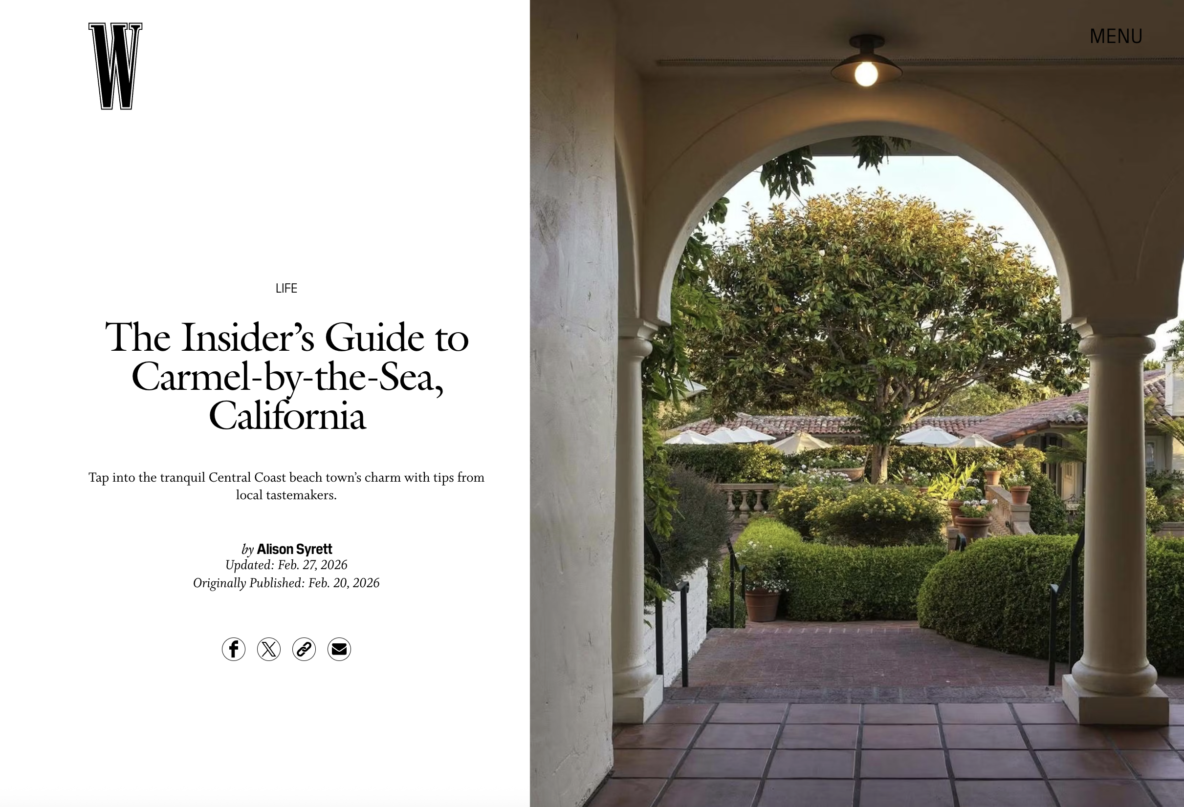 A Carmel “Insider” 