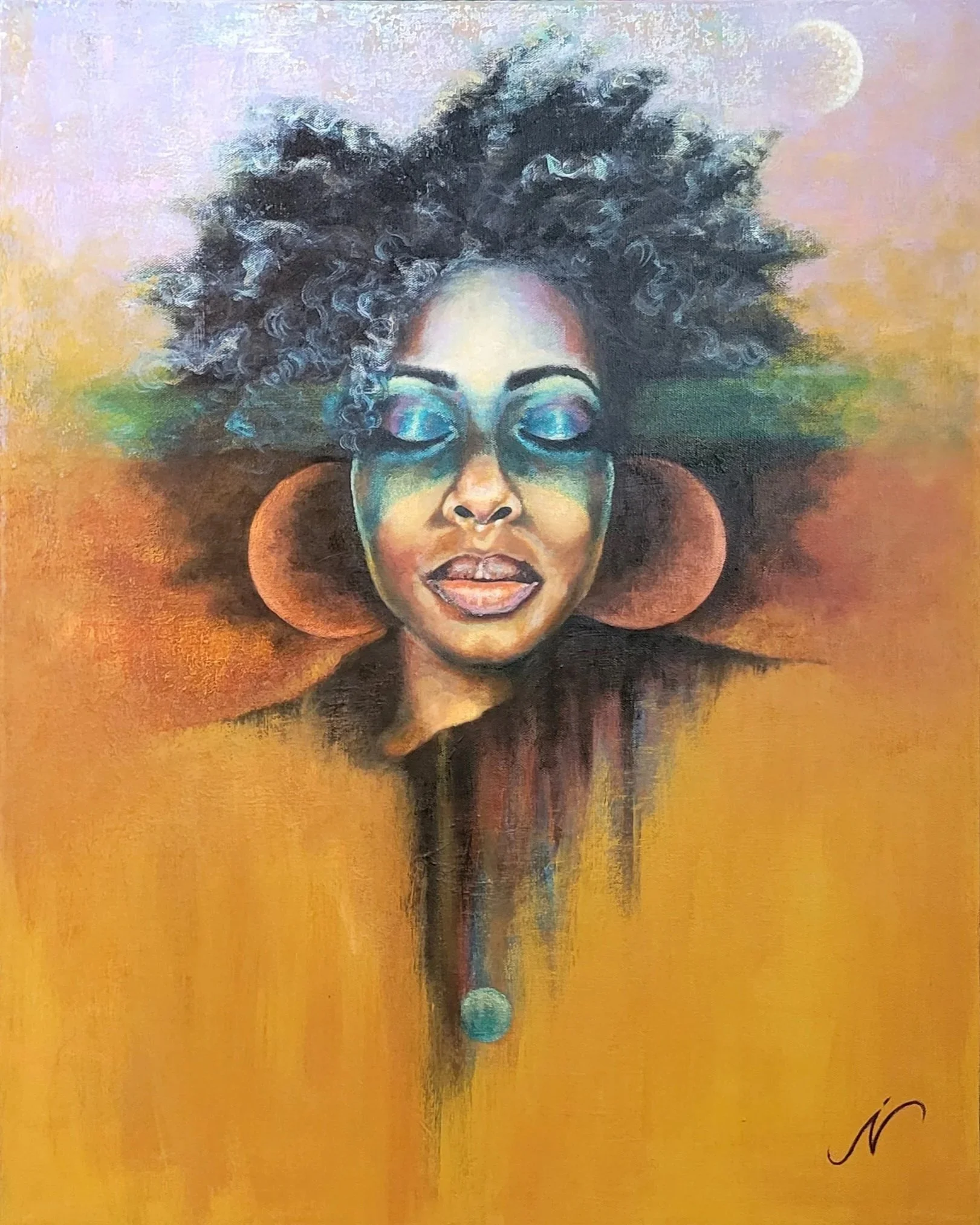 UNTITLED . 2020 . ACRYLIC ON CANVAS . 24x30"