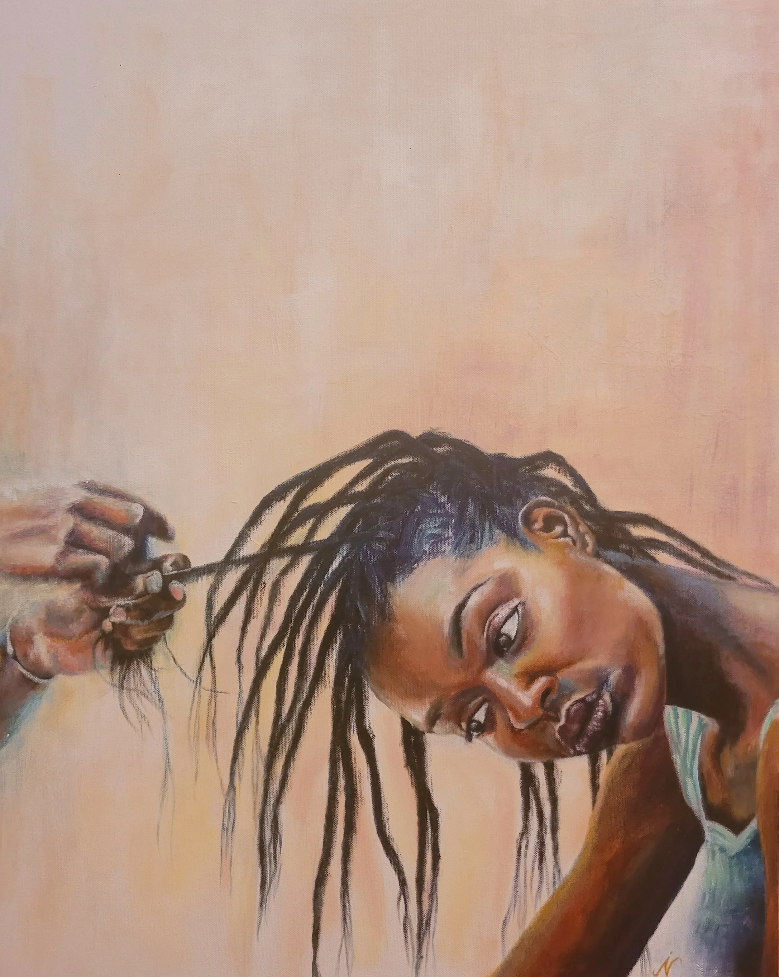 ROOTS . 2022 . ACRYLIC ON CANVAS . 24x30" . SOLD