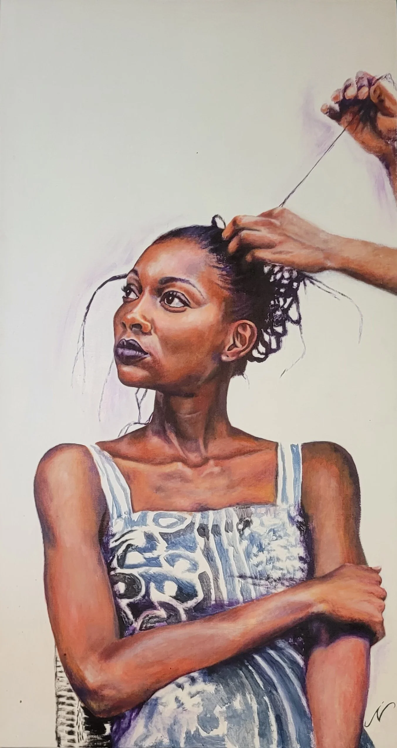 CROWN . 2024 . ACRYLIC ON CANVAS . 32x60" . SOLD