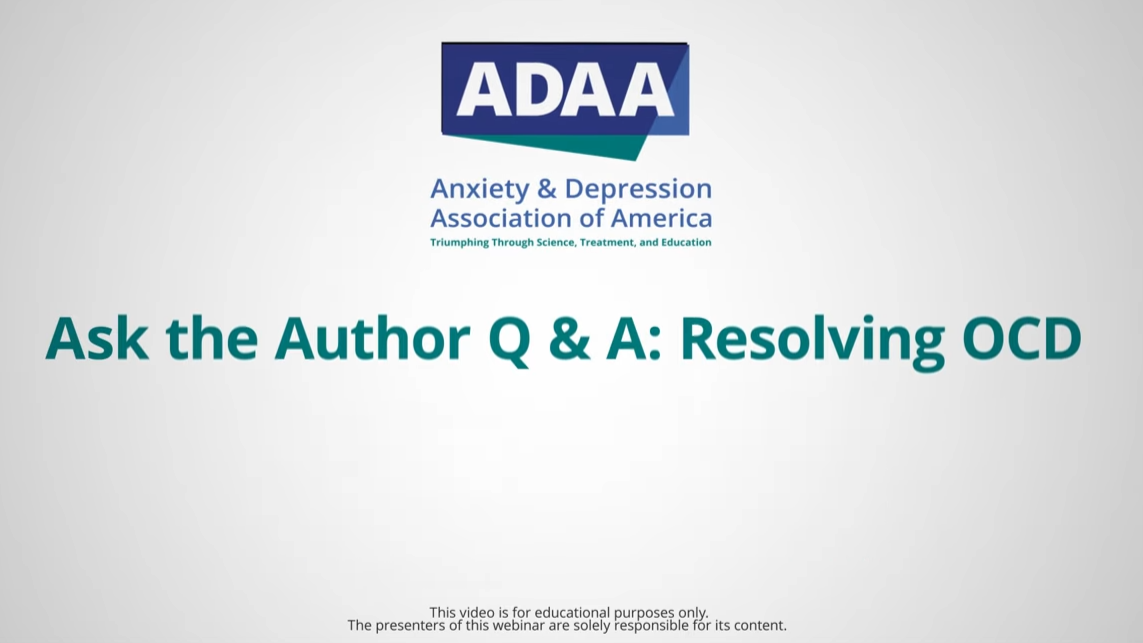 Resolving OCD with Dr. Frederick Aardema