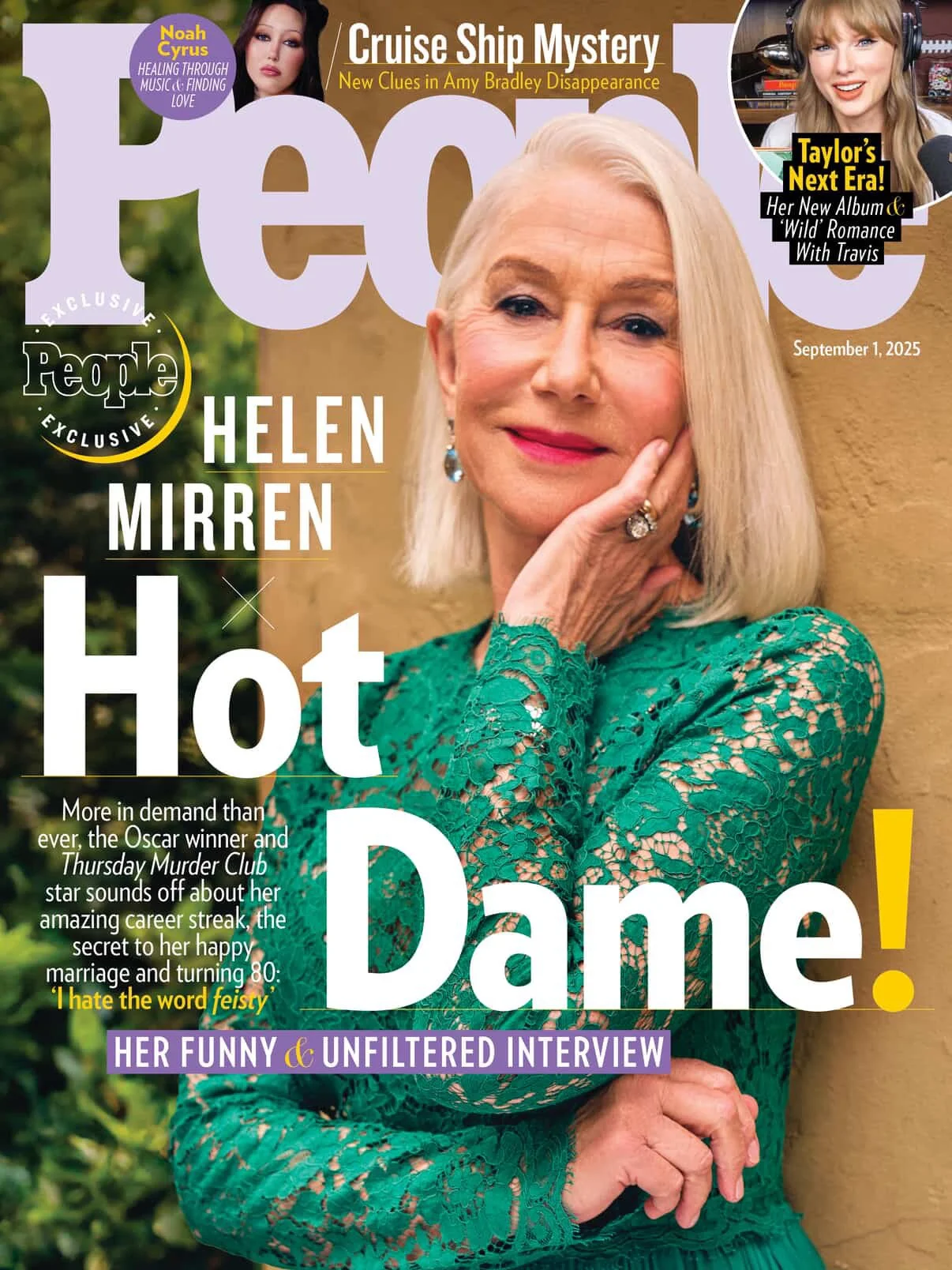 Helen Mirren magazine cover featured in the editorial gallery at XOHH Events, a Hollywood Hills photo shoot location.