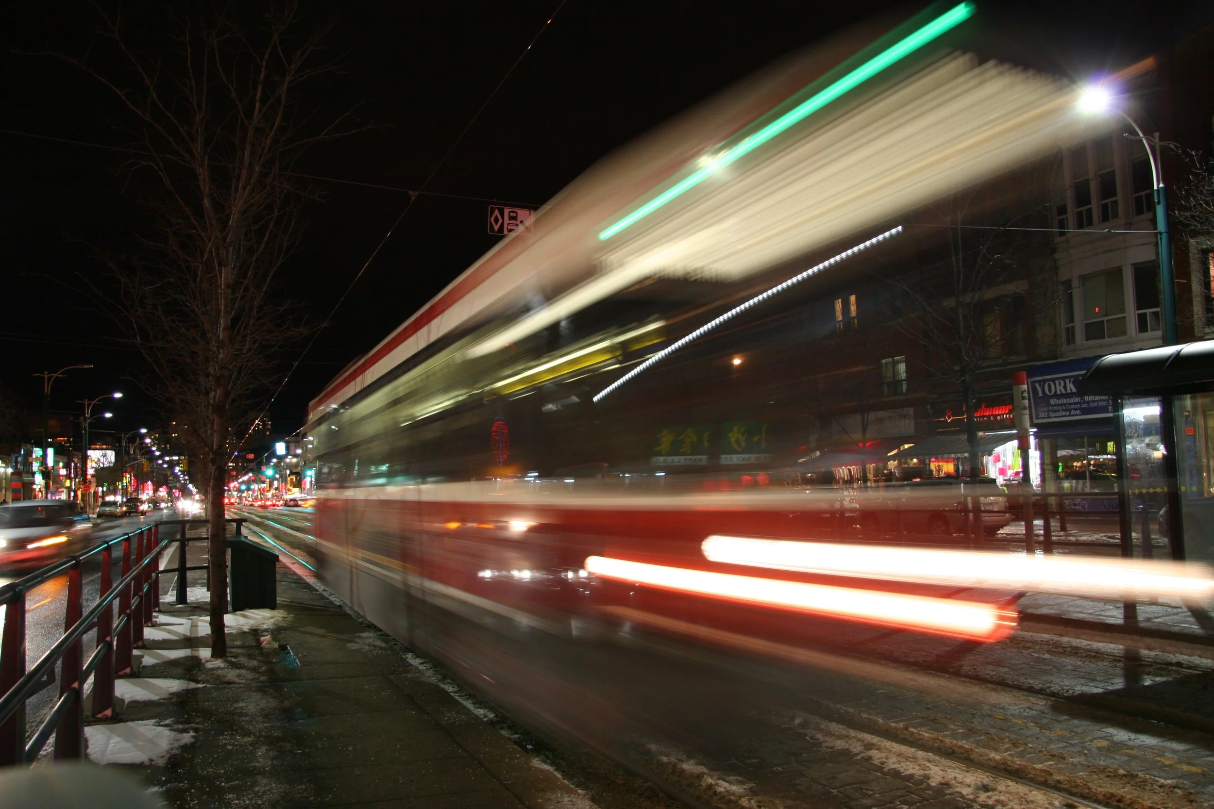 Downtown Toronto at night