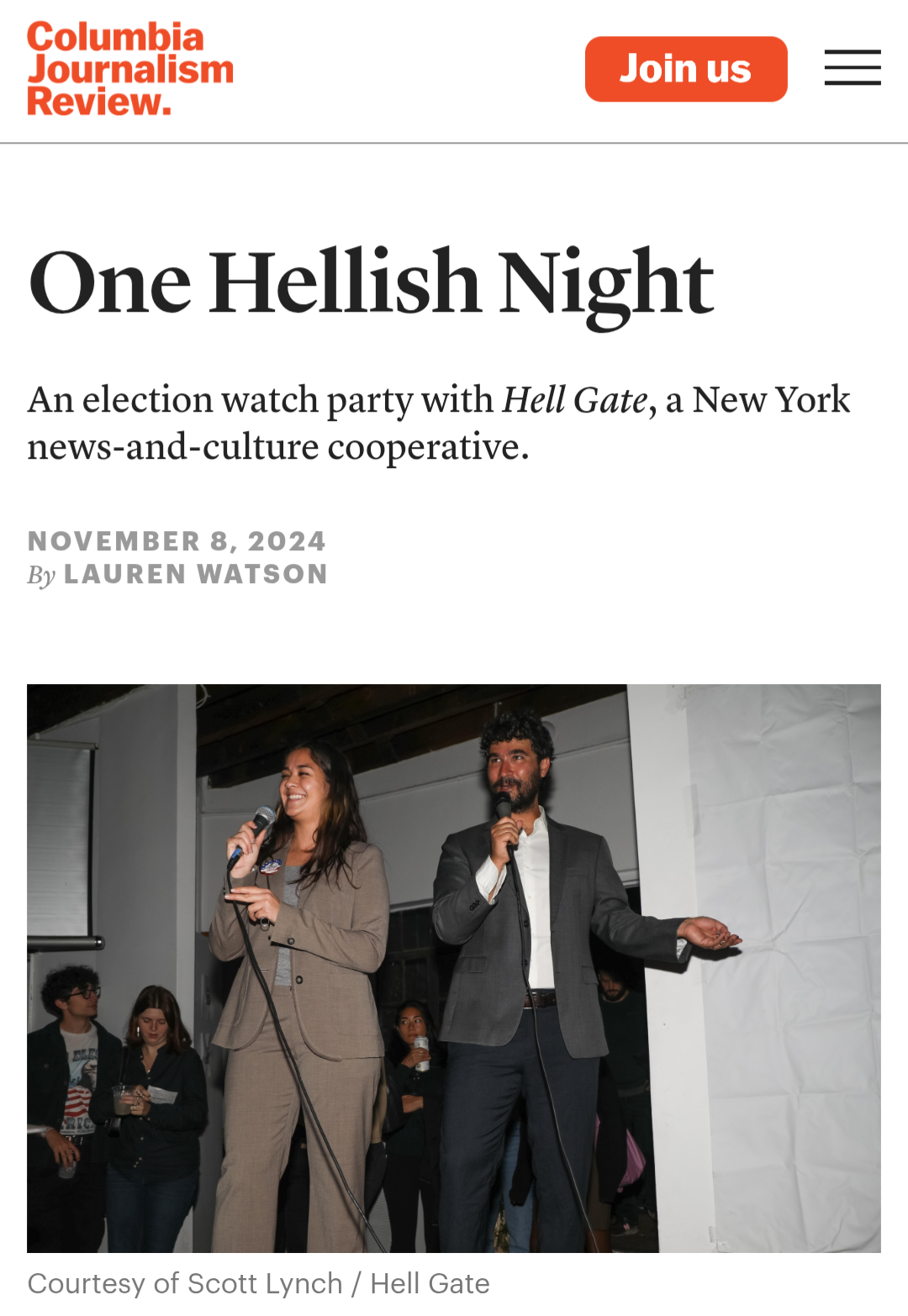 reported and written work (1100 words)