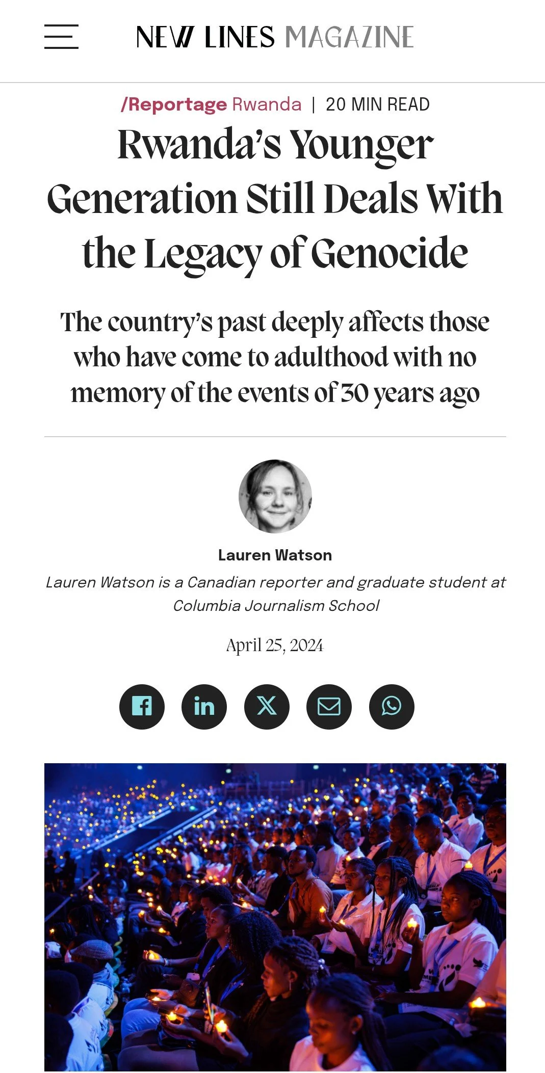 reported and written work (4000+ words)