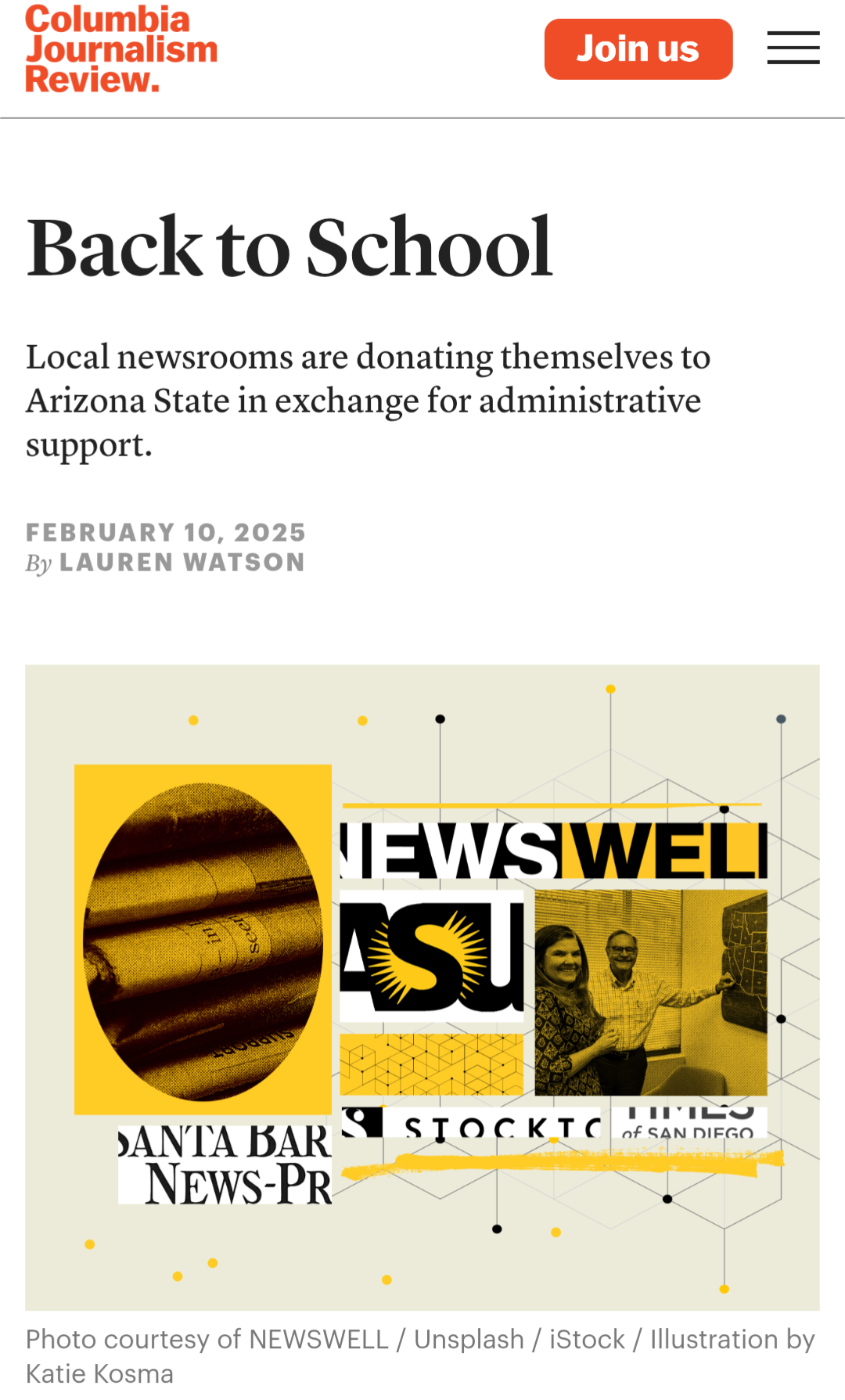 reported and written work (850 words)