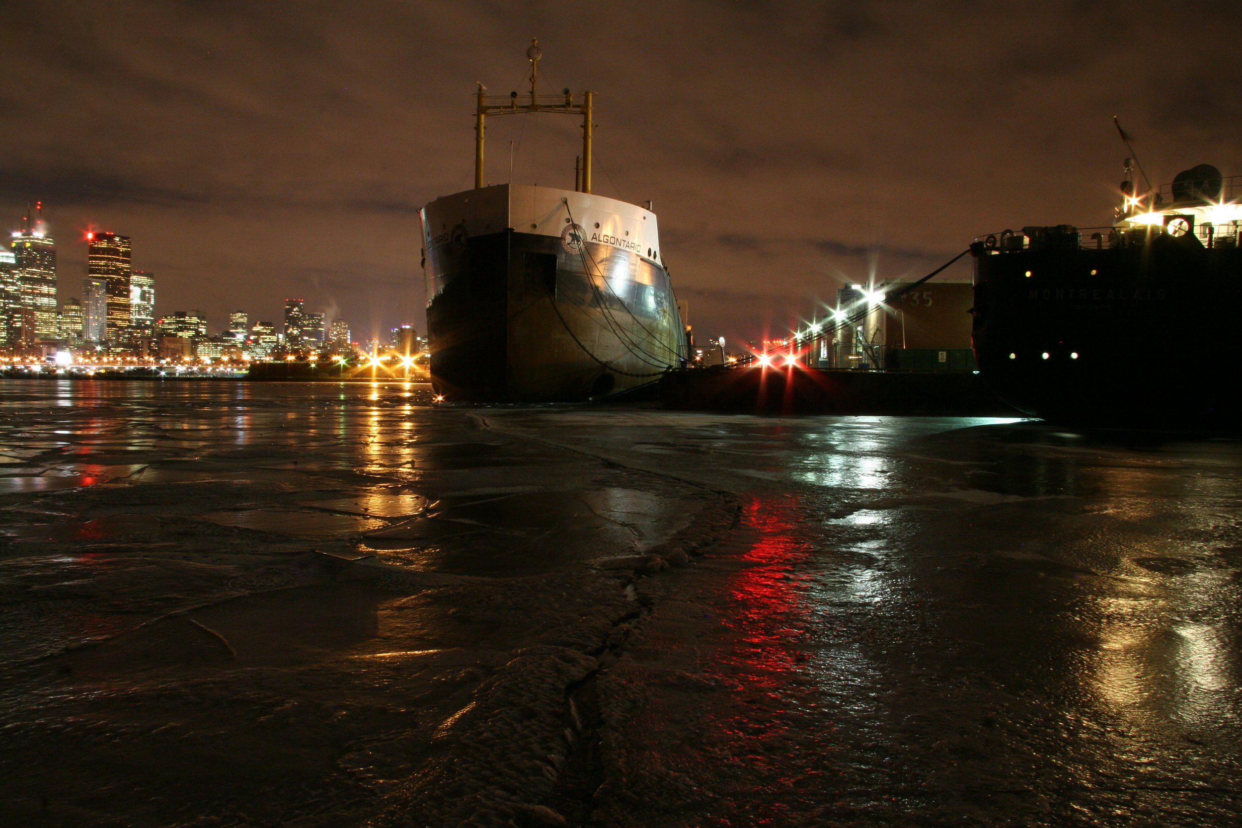 Downtown Toronto at night