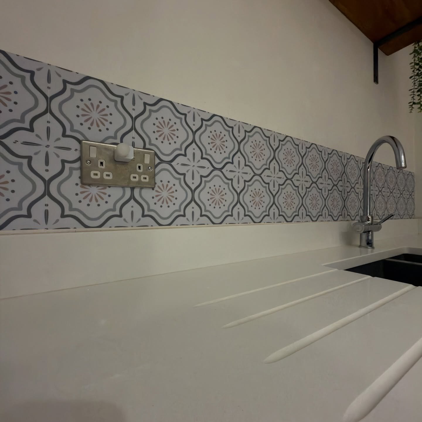 From stick on plastic tiles to Parasol Cotto tiles which has added a warm modern touch.

Amazing how much a small@change can make a massive difference in a space.

Not all transformations are a full refurbishment.

Looking to make a change in a home 