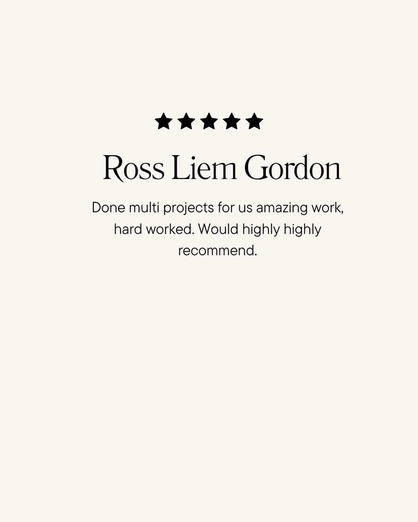 I&rsquo;m grateful for every kind of word and every recommendation mm- built on trust backed by results!