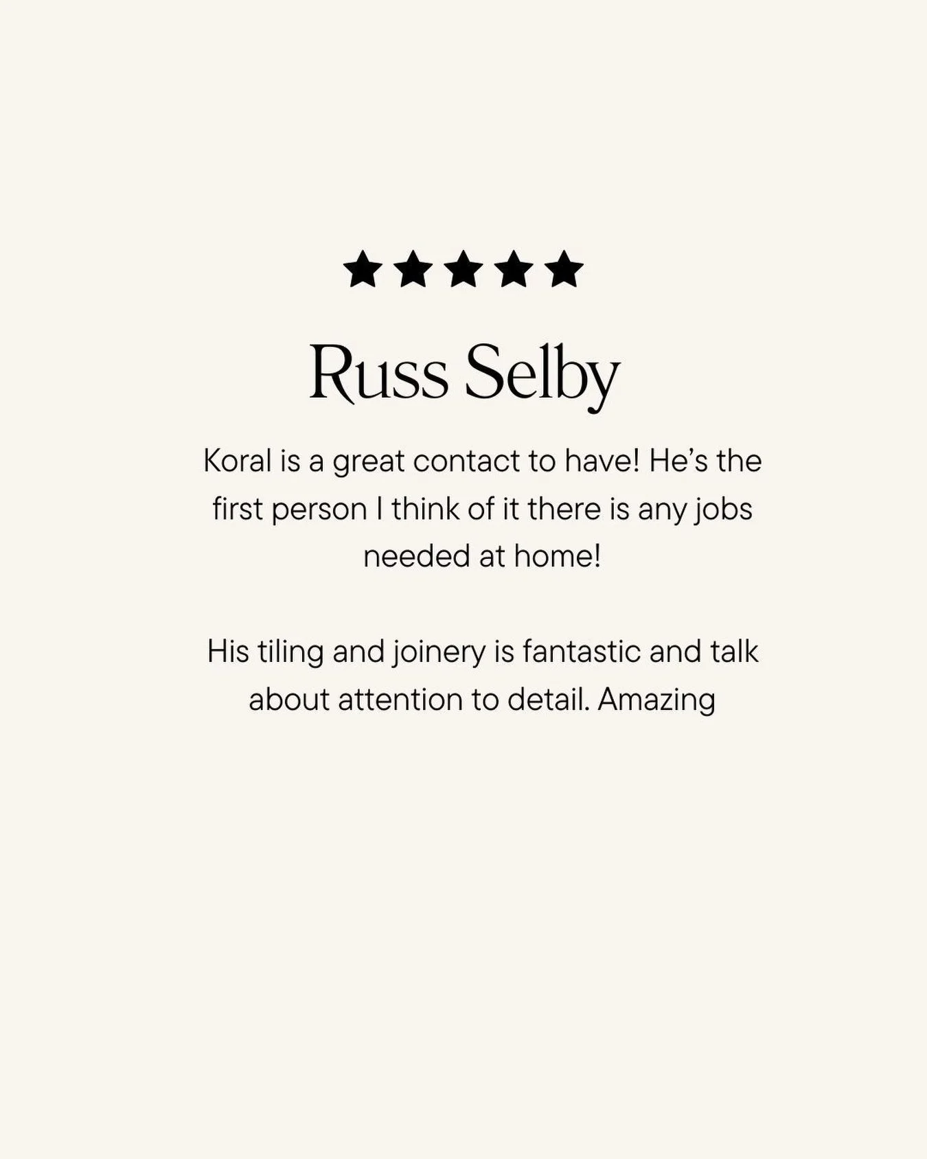 Every review I receive reminds me why I do what I do!

#clientlove #renovationexperts #HomeUpGrade