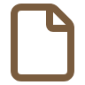 Simplified icon of a blank document or page.