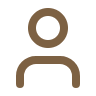 A simple user icon representing a person with a circular head and a rounded rectangle body.