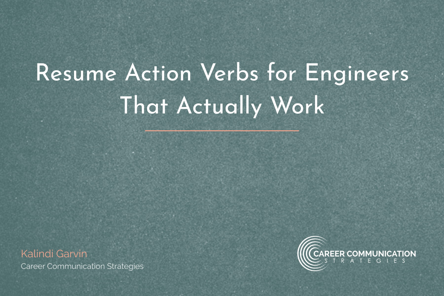 Resume Action Verbs for Engineers That Actually Work