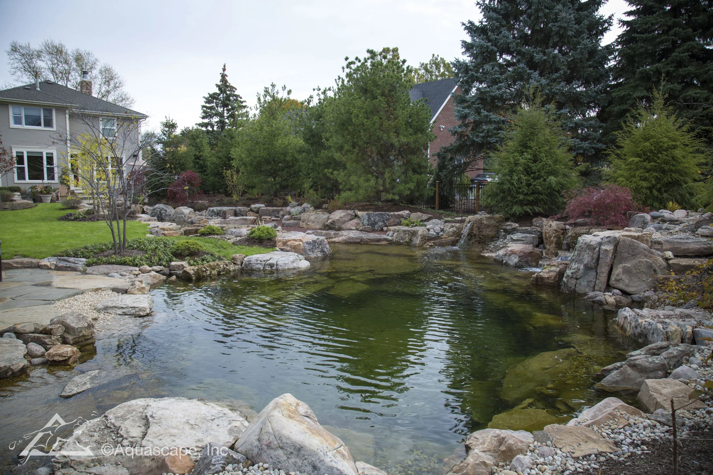 Large recreational pond