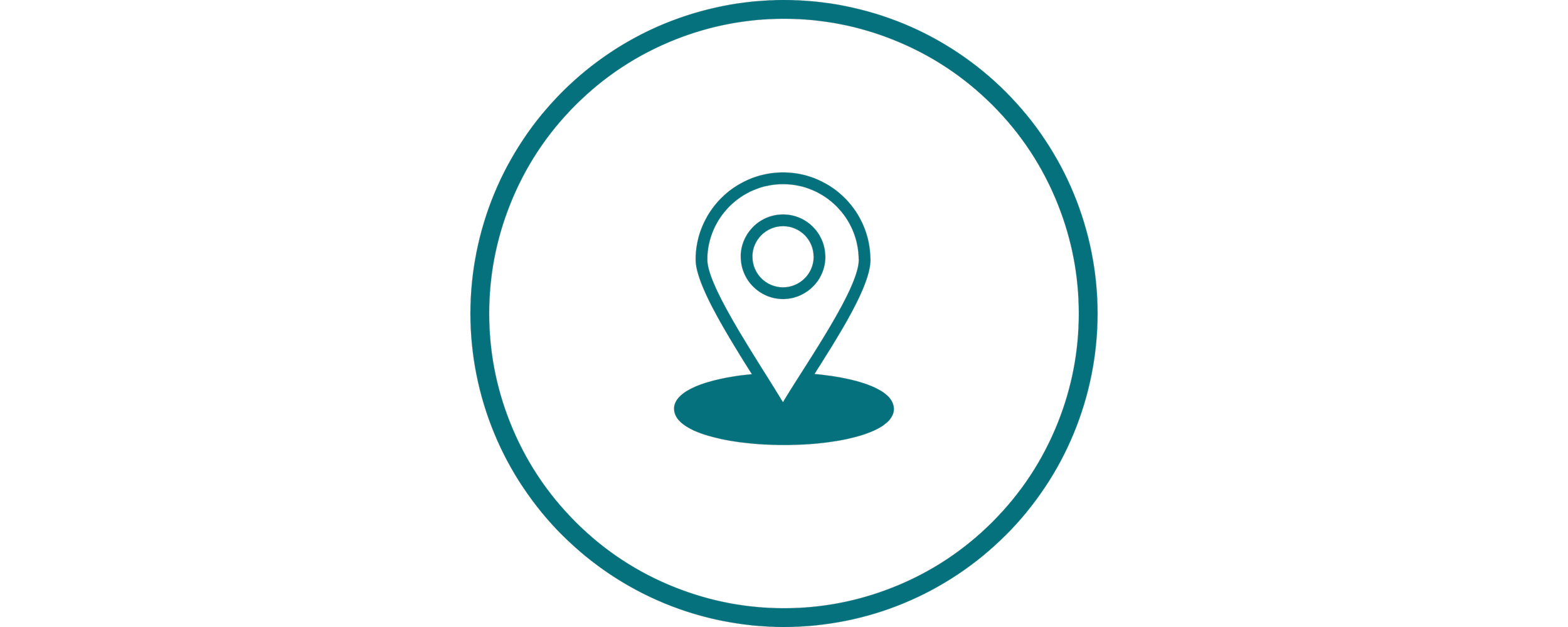 Map pin icon inside a circle, representing location or GPS.