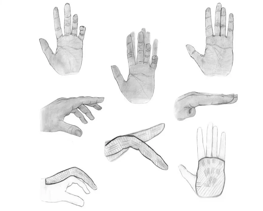 An Analysis of My Hand In Two Positions