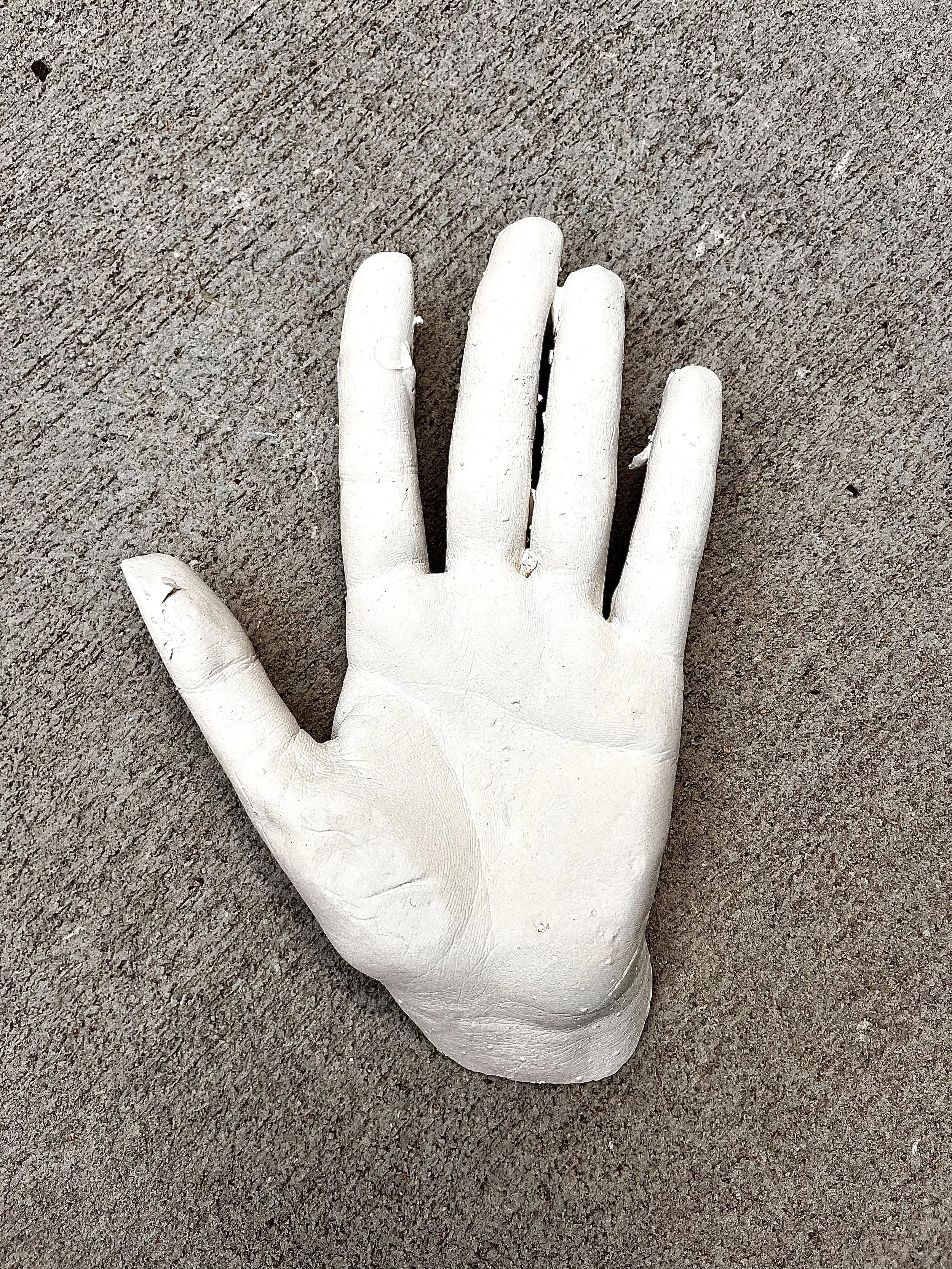 Plaster Model of Hand Position B