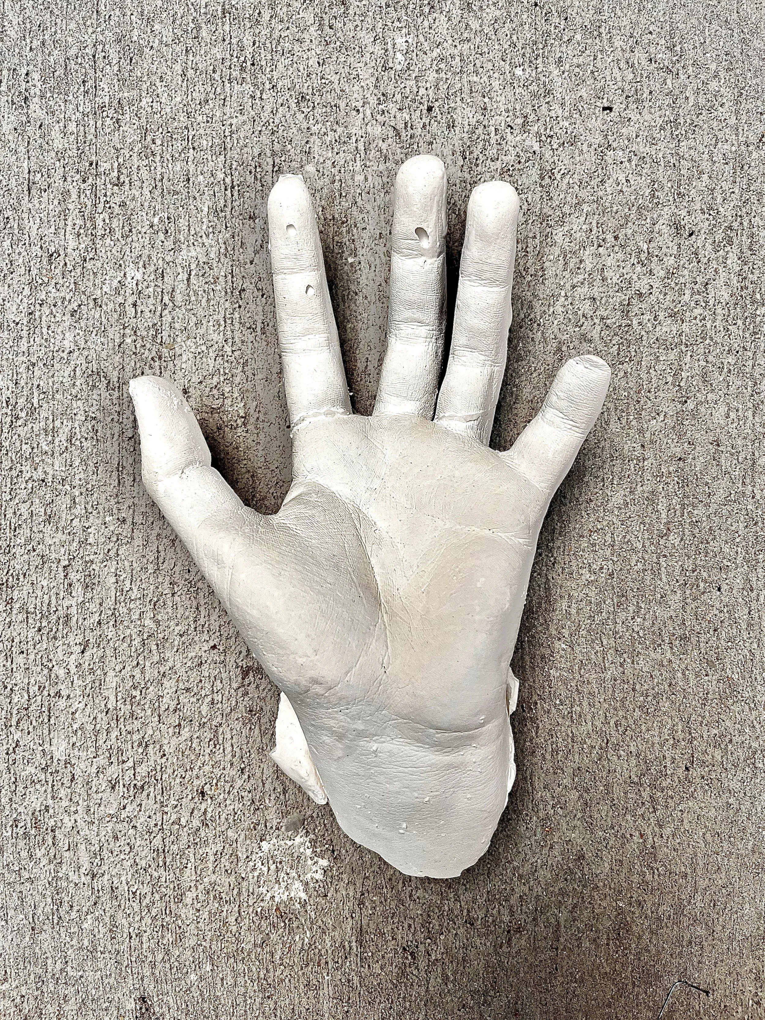 Plaster Model of  Hand Position A