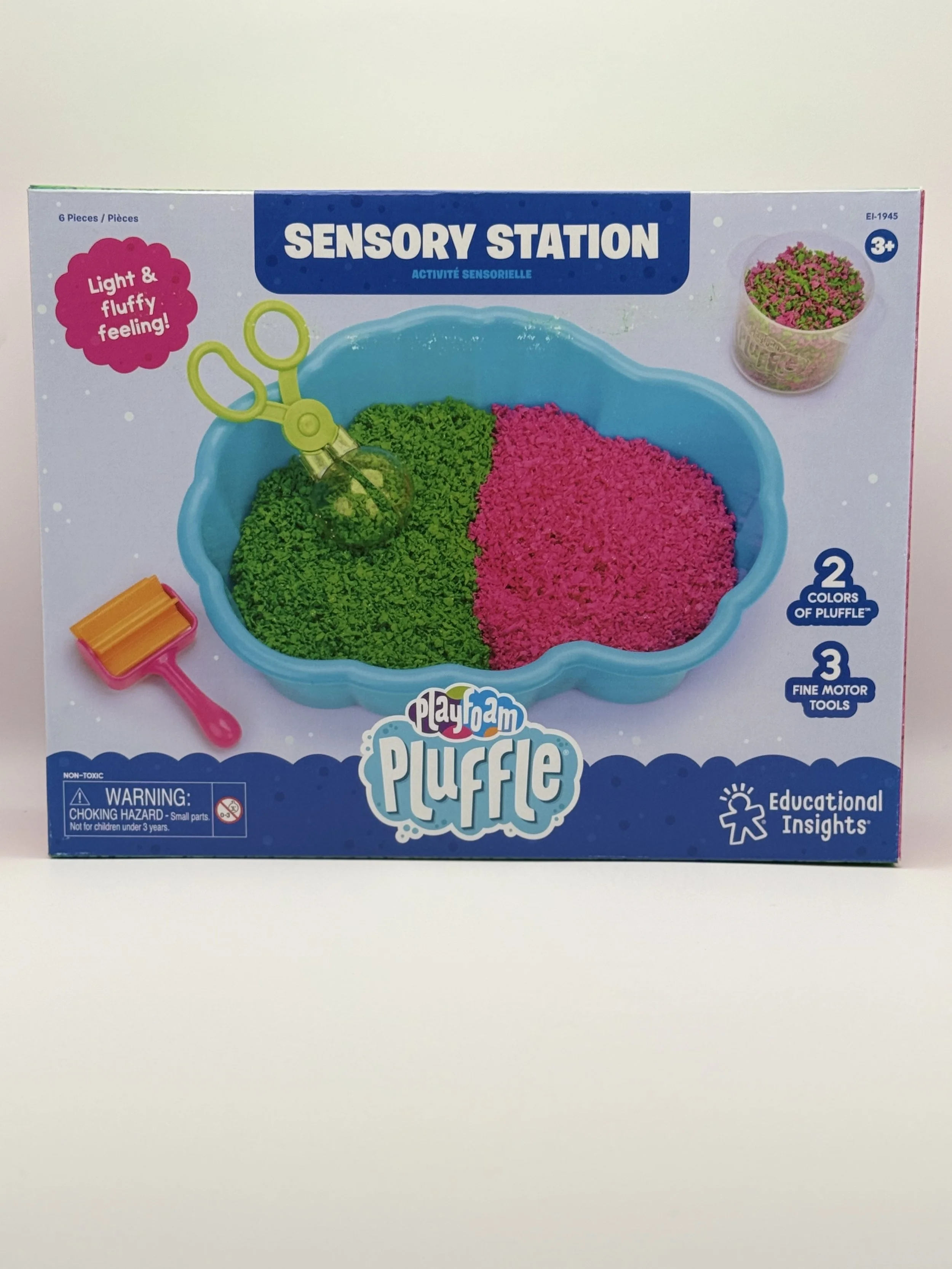 Pluffle Sensory Station | Soft Fluffy Sensory Play Set | Calm & Creative Sensory Activity