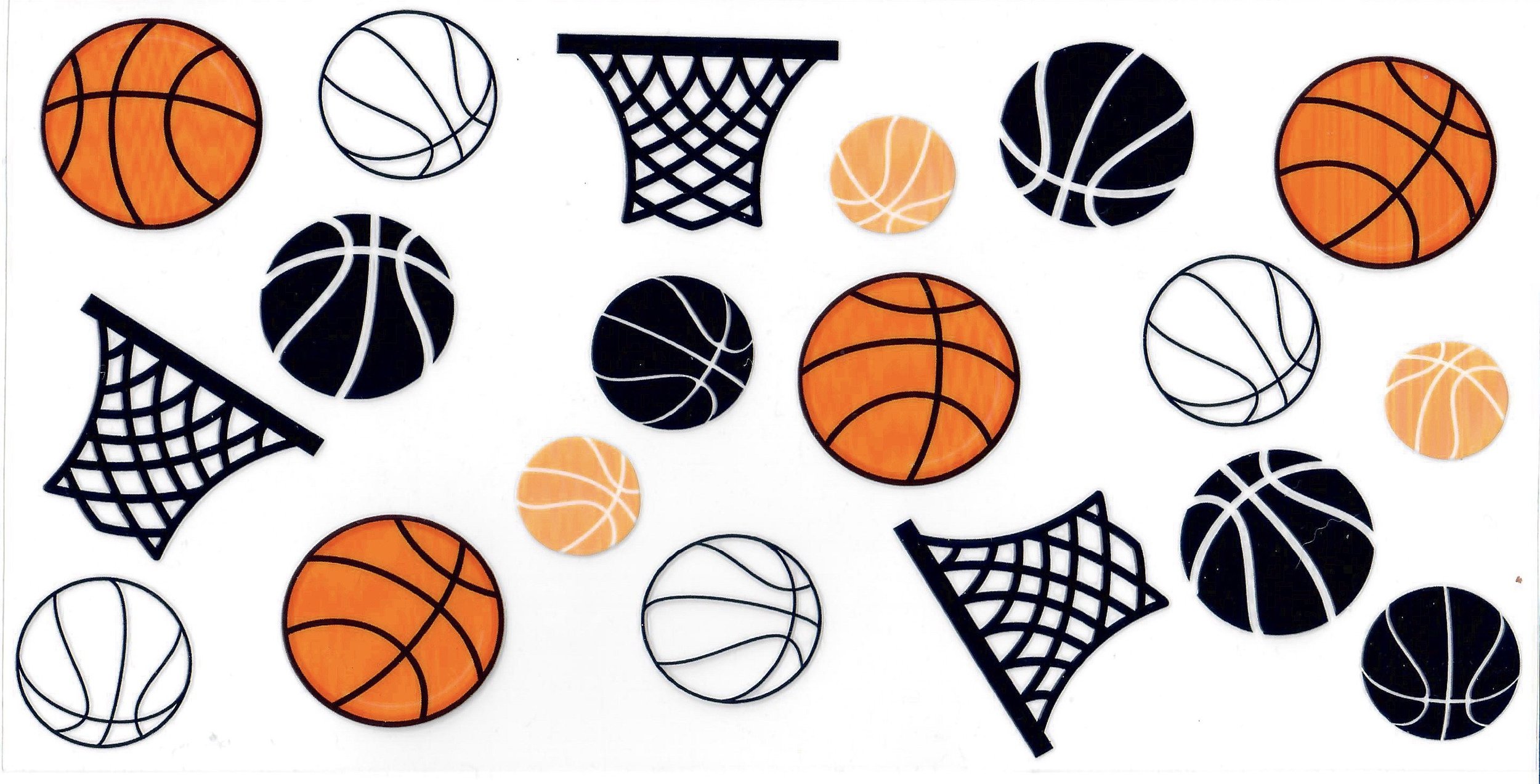 Basketball Hoops Tumbler Wrap | UV DTF 16oz 20oz