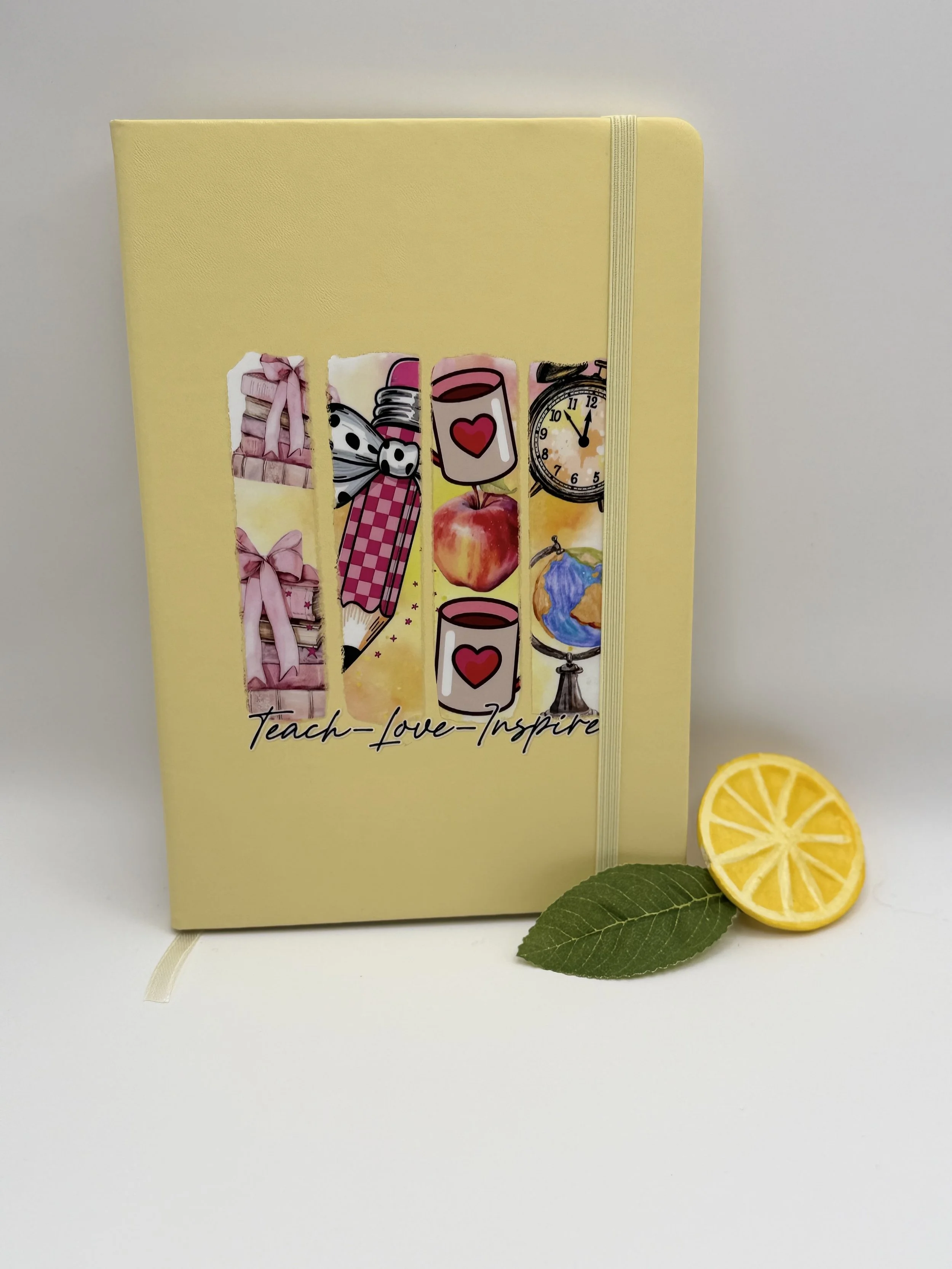 Butter Yellow Teacher Design | A5 Lined Notebook | Cute Stationery - A5