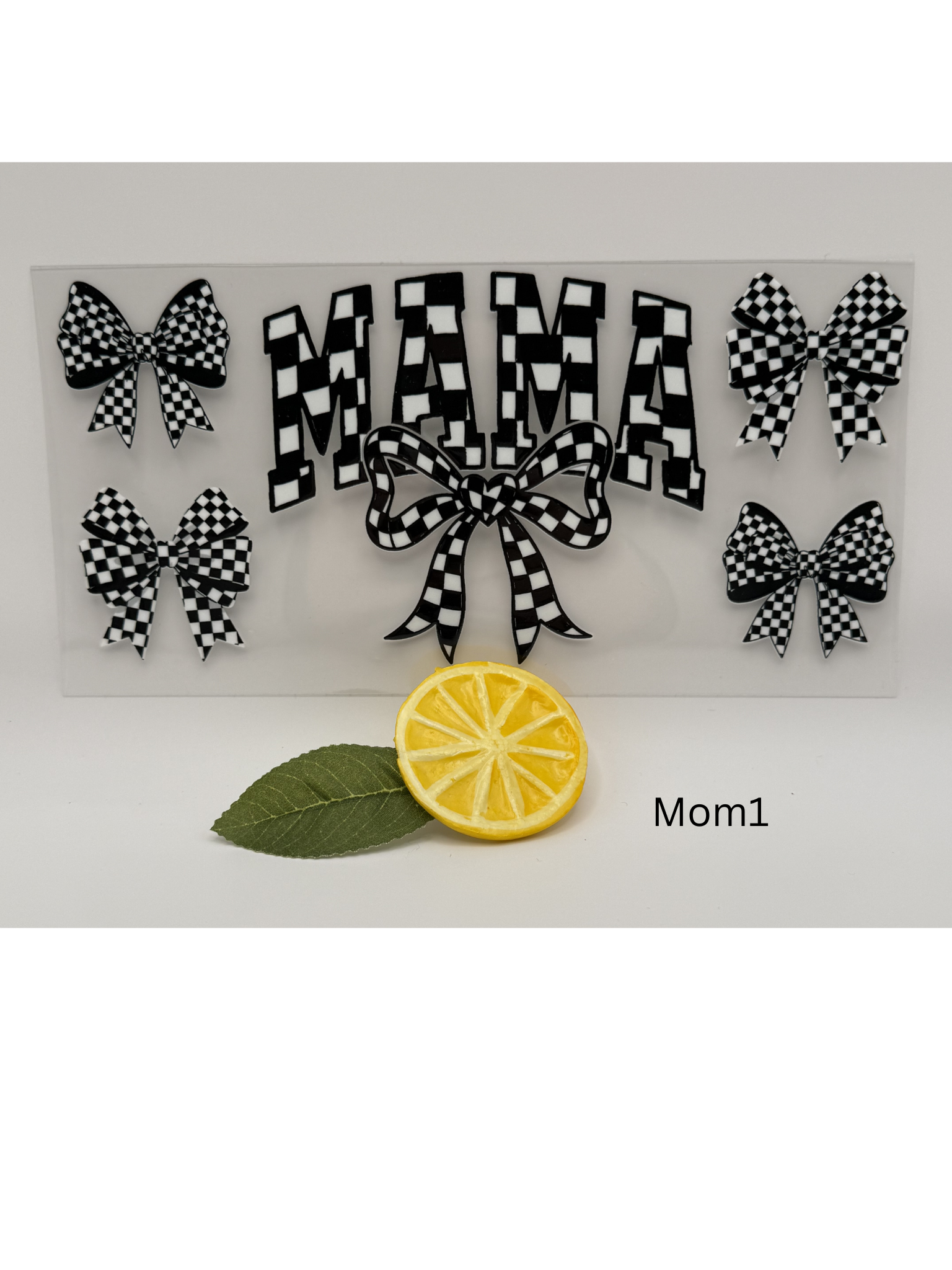 Checkered Mama Wrap - 16 oz/20 oz Tumbler