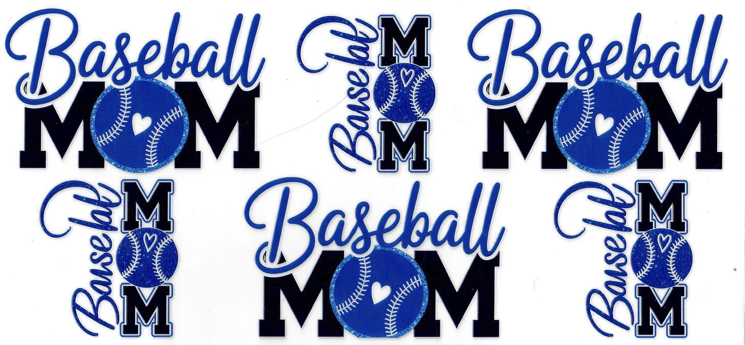Baseball Mom Tumbler Wrap | UV DTF 16oz 20oz