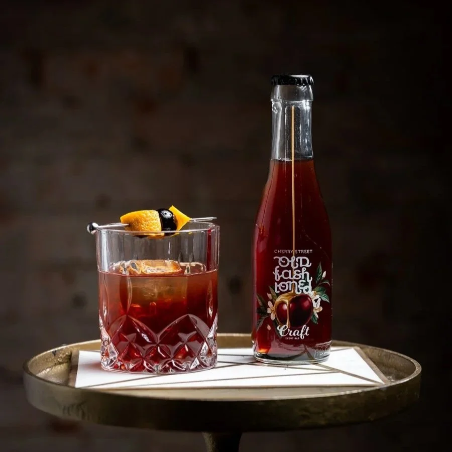 Craft Event Bar Cherry Street Old Fashioned Cocktail RTD cockail