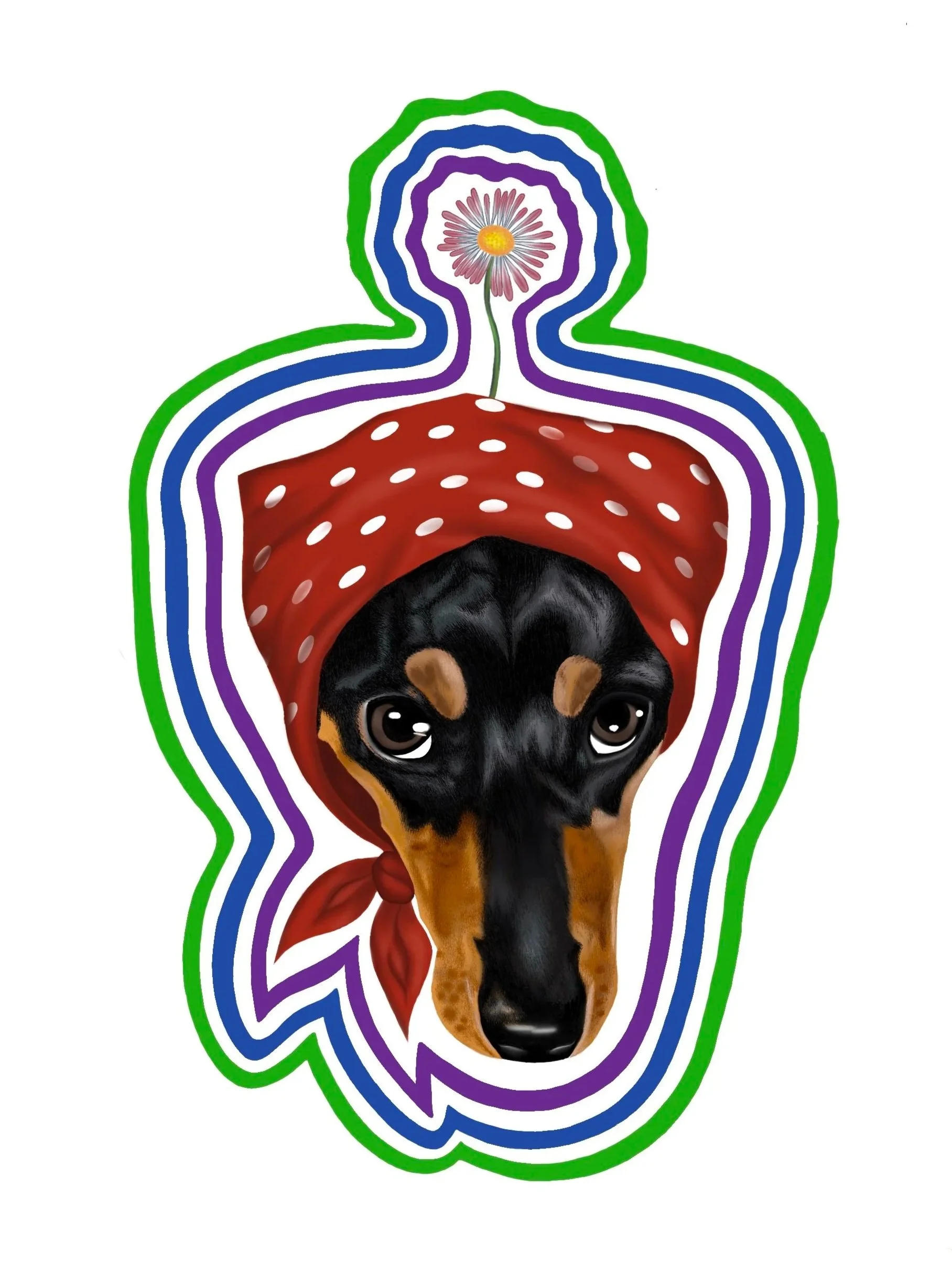 'Daisy', Procreate, 2023