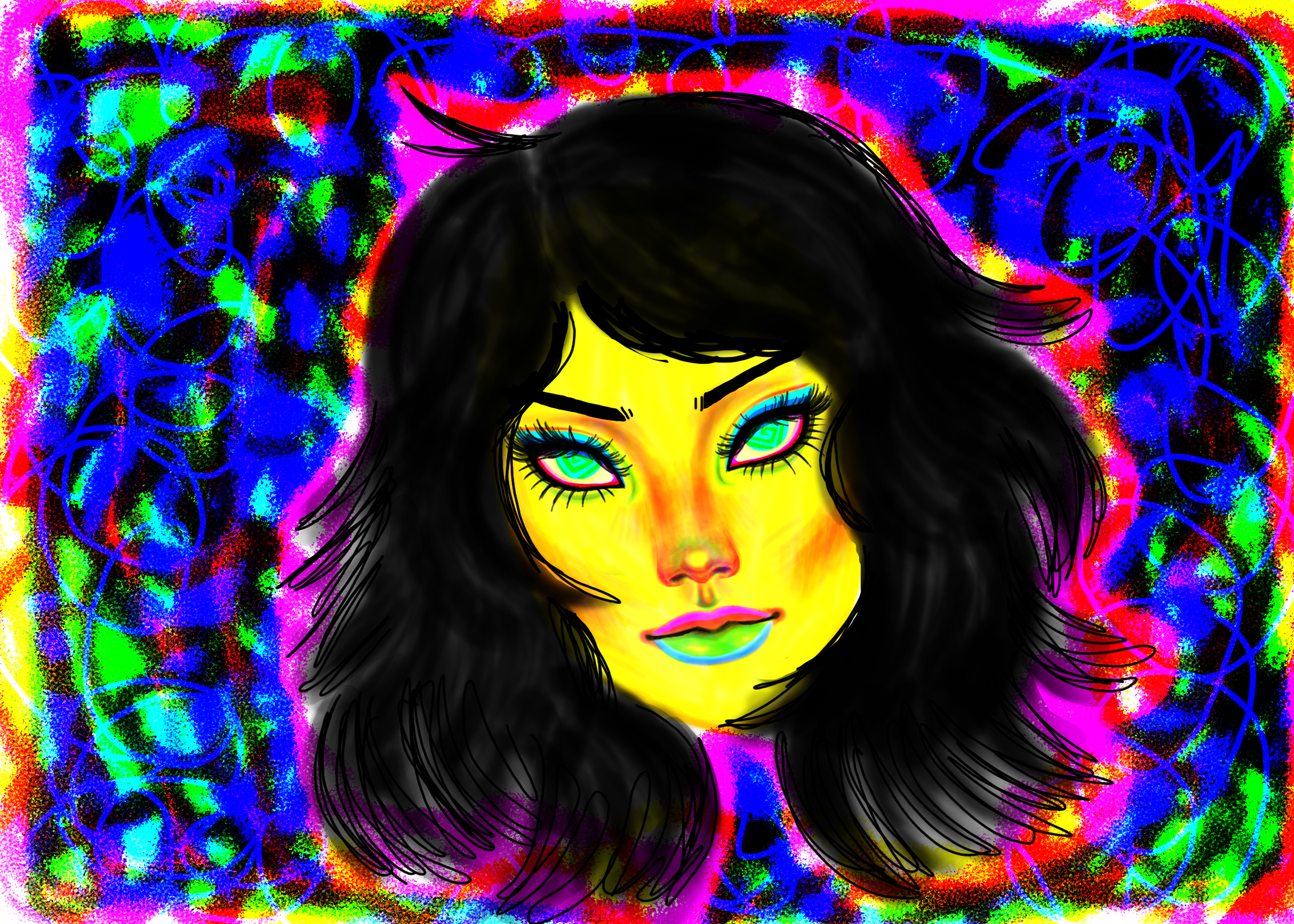 'Untitled' digital sketch, Photoshop, 2025