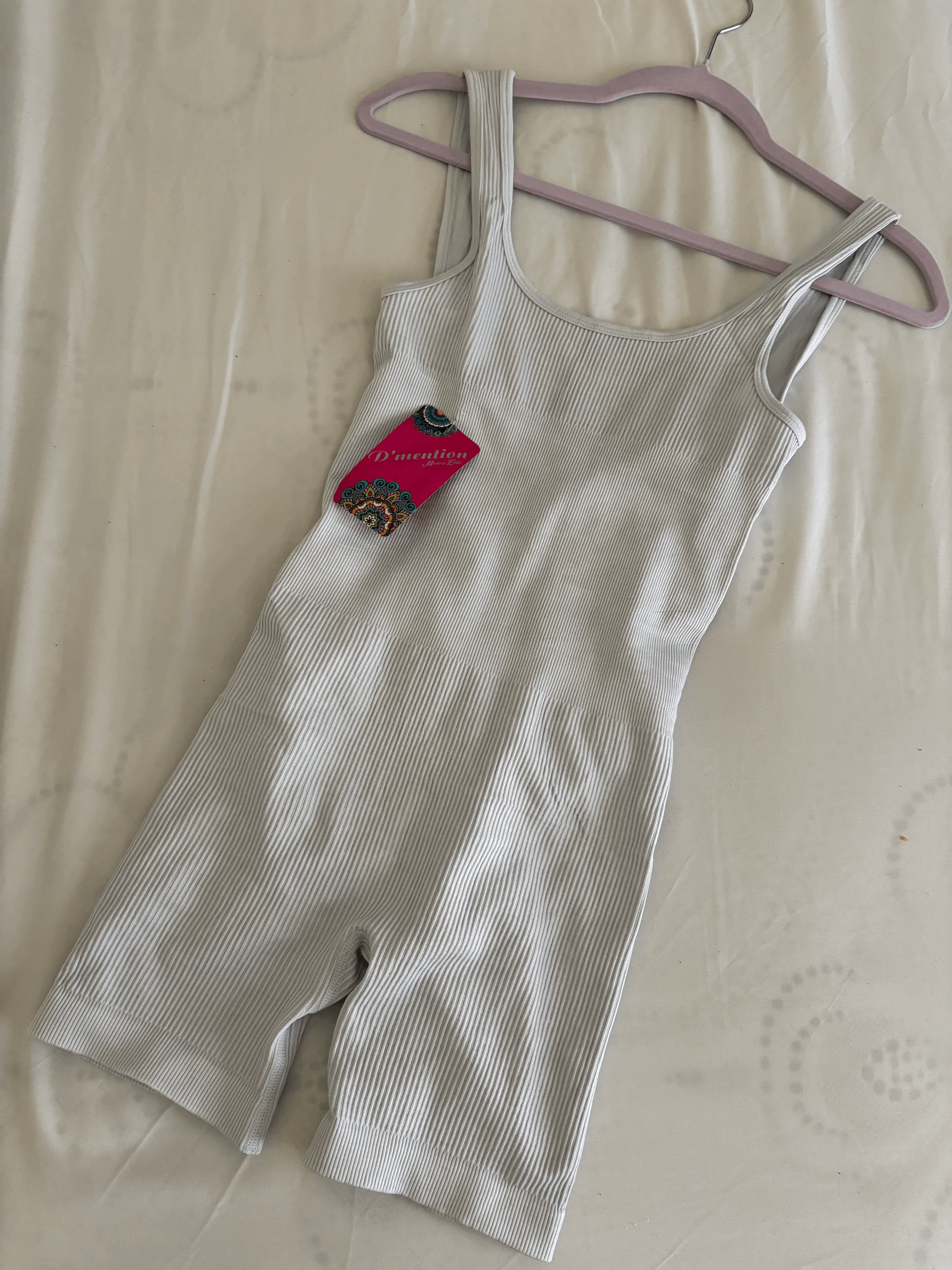 Open back short romper