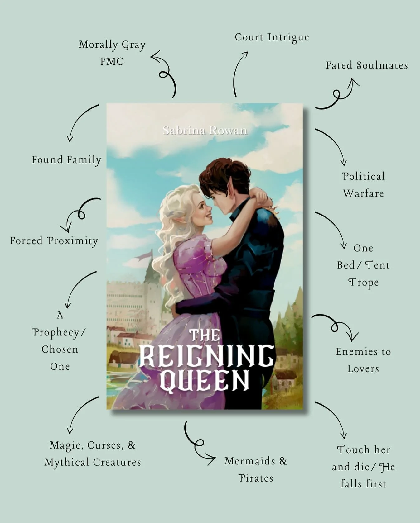 She is the golden-haired lady forged by the sea, meant to save us all. &mdash; Scripture of the prophecy foretold in The Prevail the Curse Trilogy coming August 13th.

 #PrevailTheCurse #BookTokFantasy #spicybooks #MorallyGrayFMC #mermaidreads #Fanta
