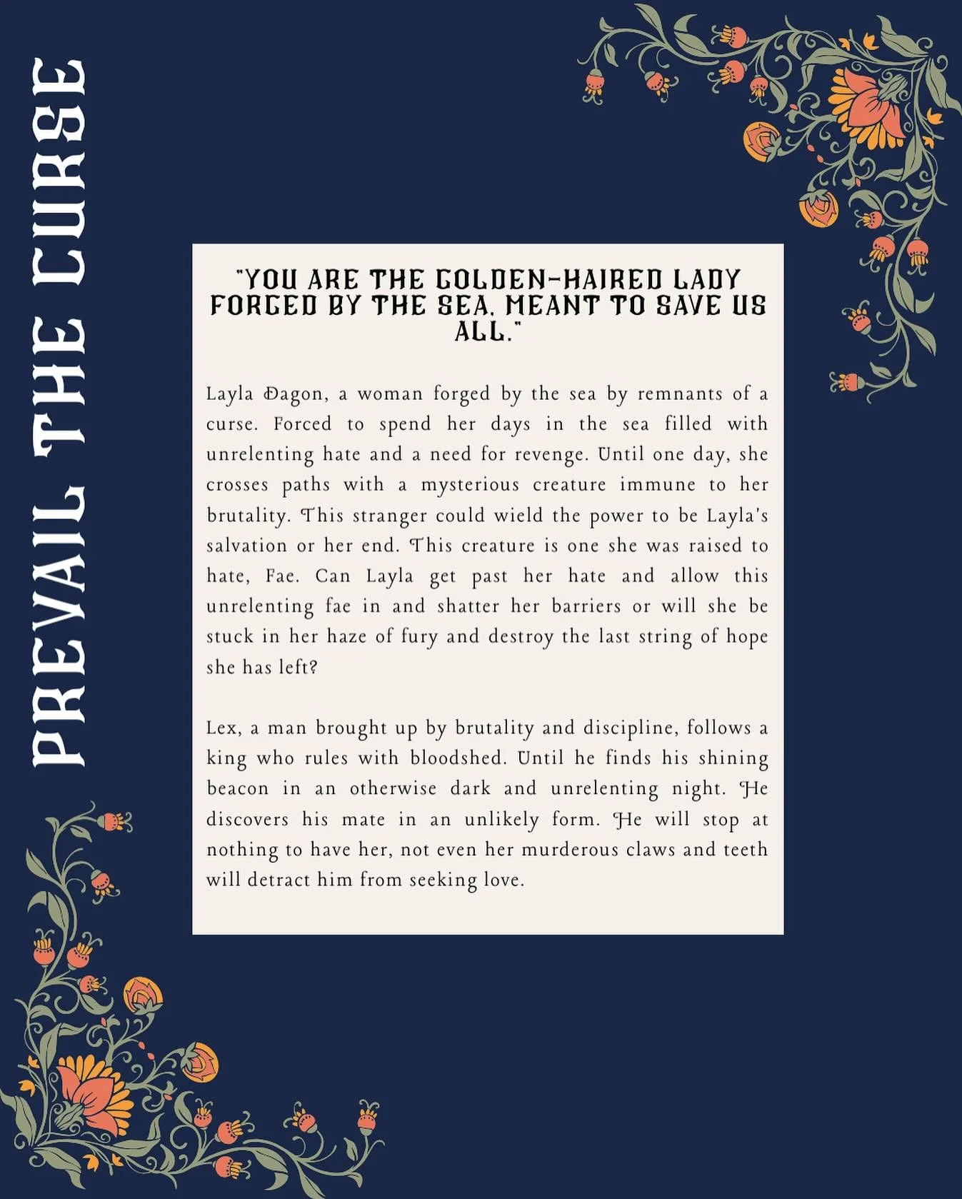 Returning to your shores August 13th 🏴&zwj;☠️

Preorder the e-book now through Amazon! 

📖 The Prevail the Curse Trilogy is perfect for fans of morally gray heroines, swoony enemies-to-lovers tension, and epic fantasy adventures.

What&rsquo;s insi