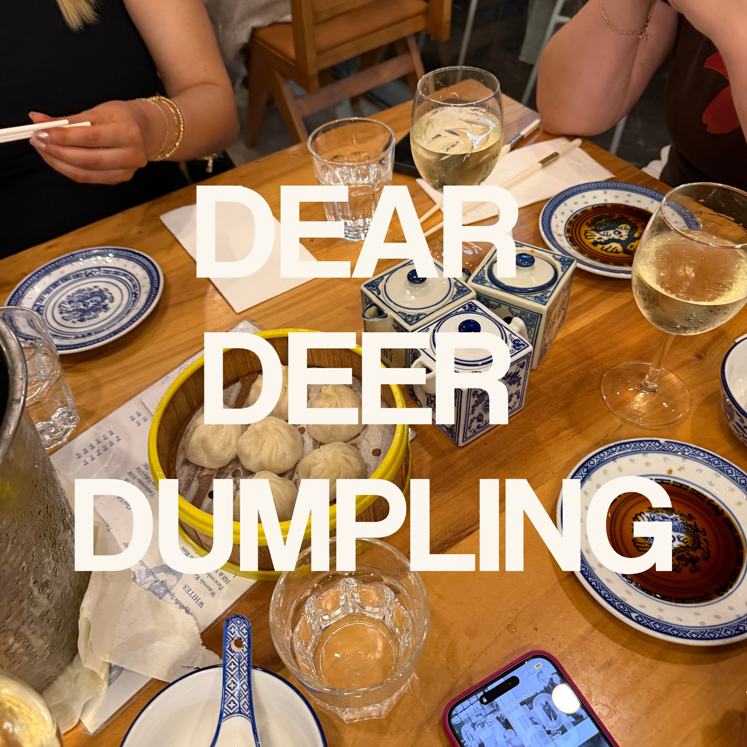 Dumplings, wine and good friends