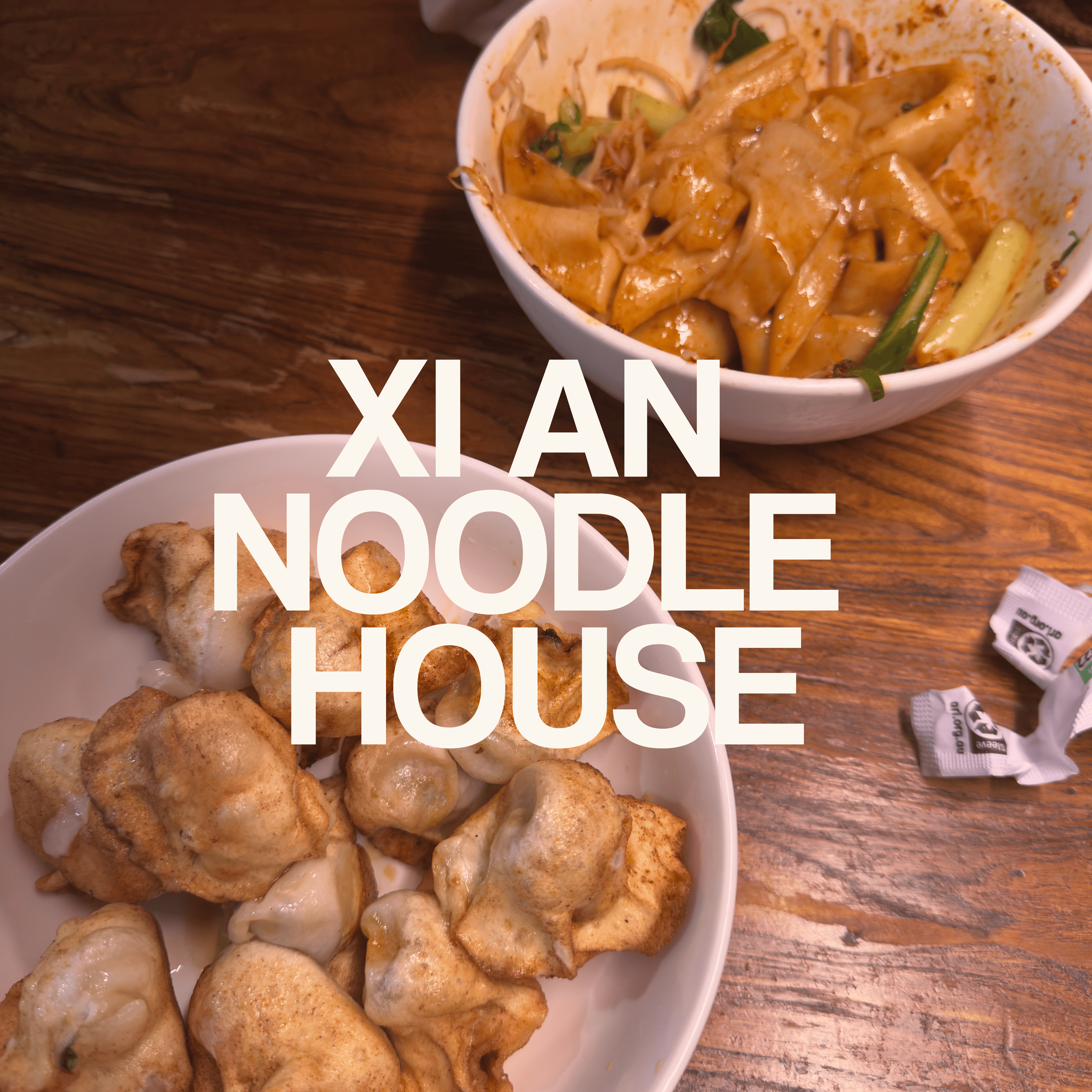 biang biang noodles at Xian Noodle House